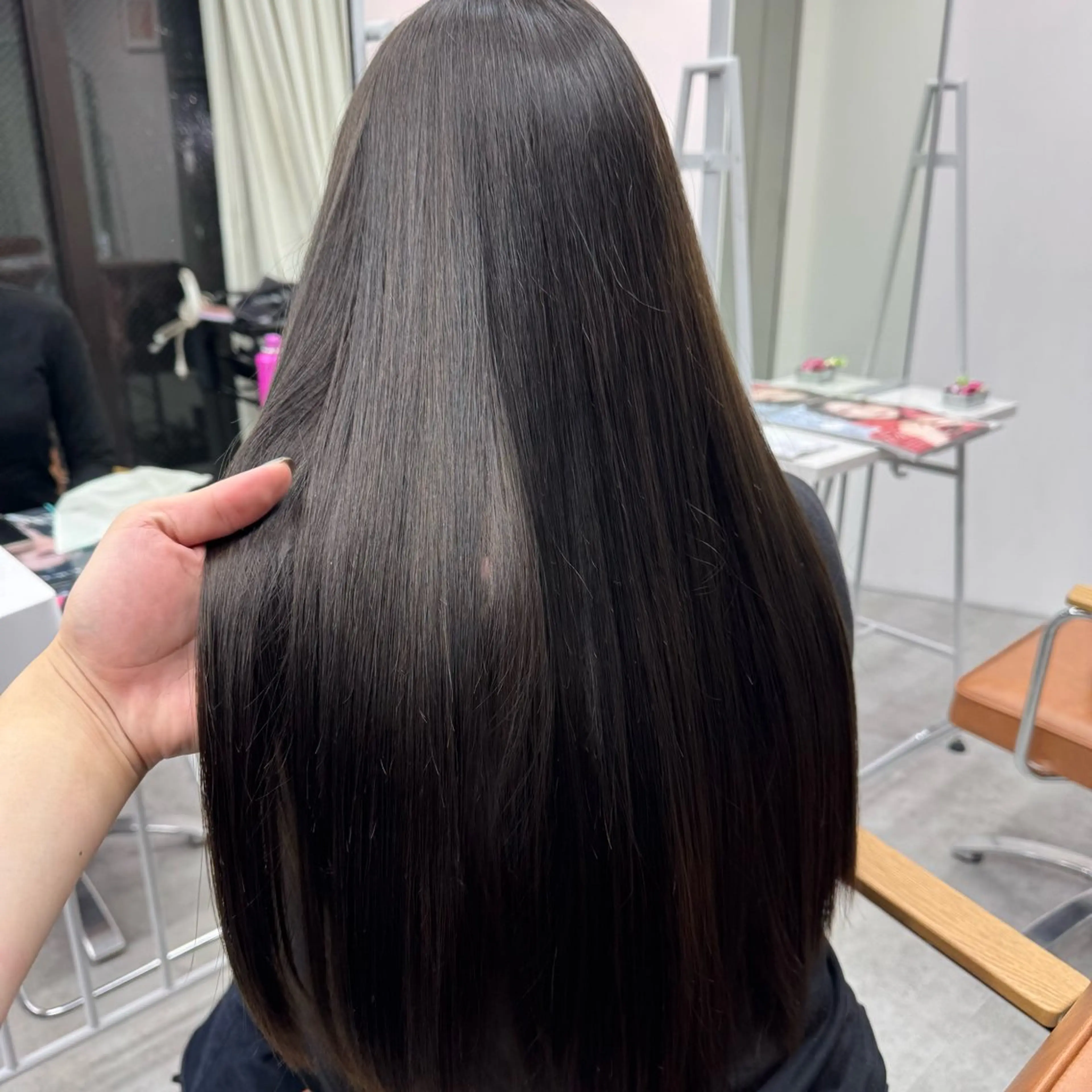 ロング カラー ヘアアレンジ ヘアカラー ブリーチなしカラー /新百合ヶ丘/安形翔のヘアスタイル