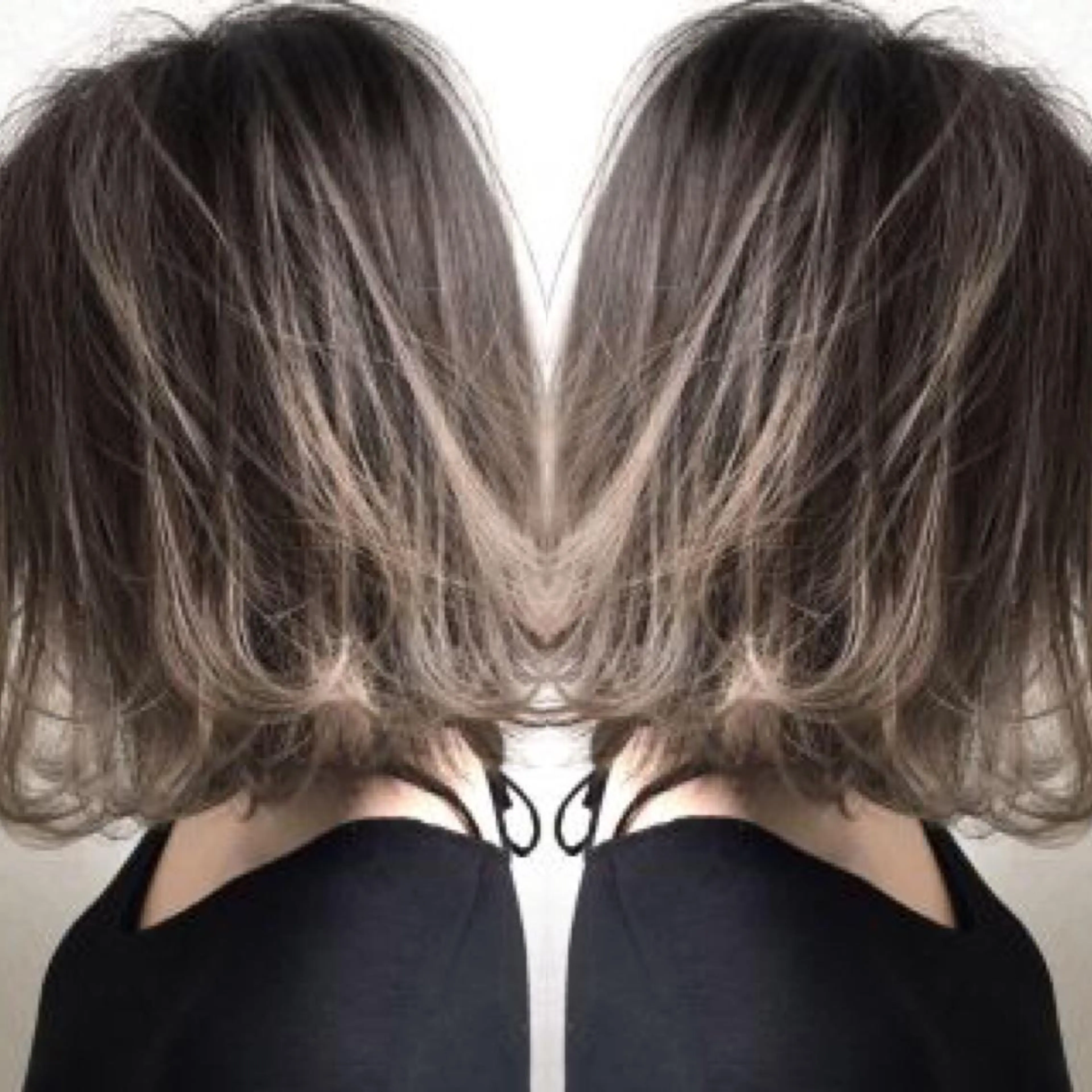 ミディアム ヘアカラー ricca♪ 反町のヘアスタイル