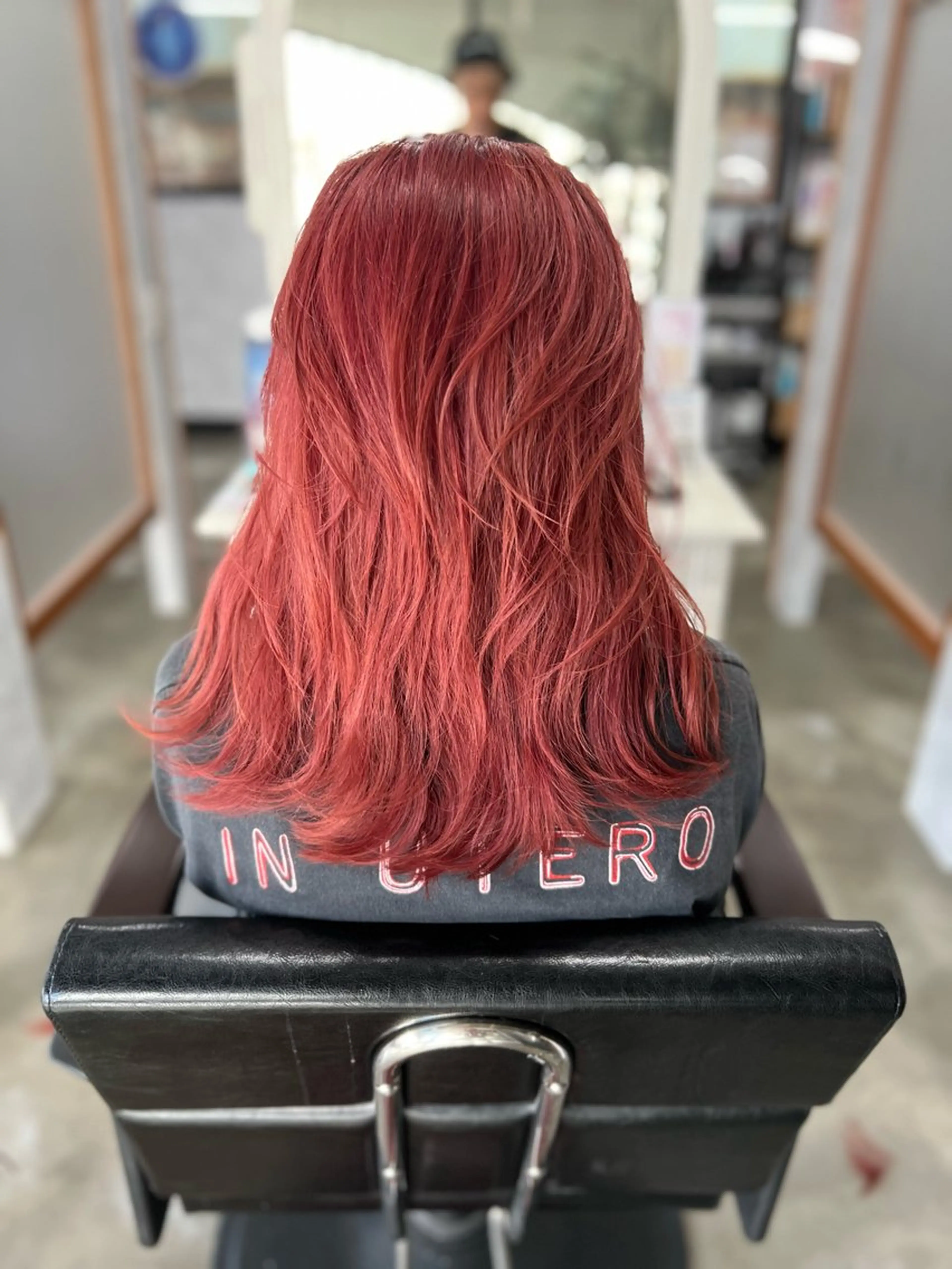 ミディアム カラー ブリーチ ケアブリーチ ダブルカラー ピンクカラー トリートメント ヘアカラー Style Tのヘアスタイル