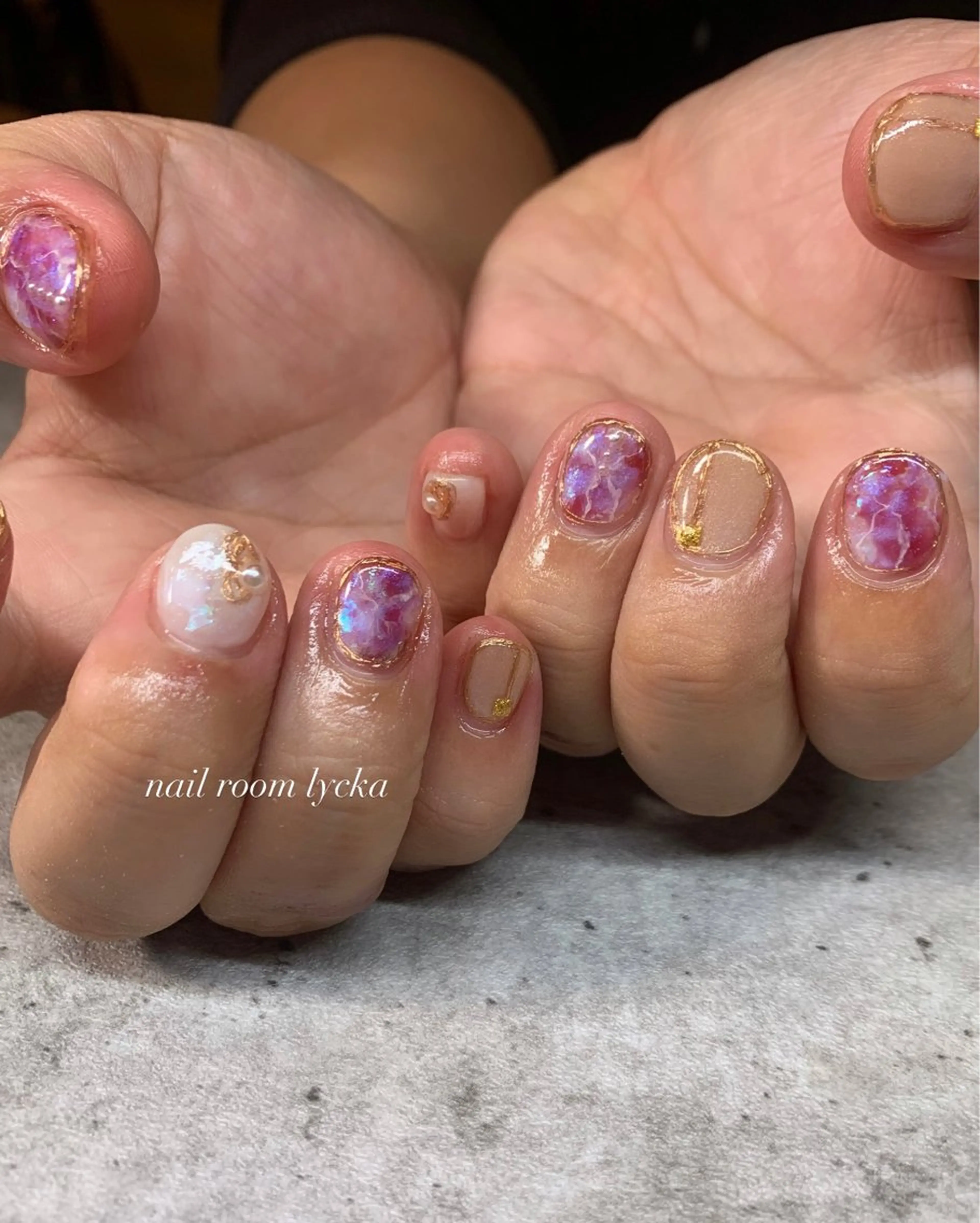 ネイル ﾈｲﾙﾙｰﾑﾘｯｶ 𝐦𝐚𝐲𝐮のネイルデザイン