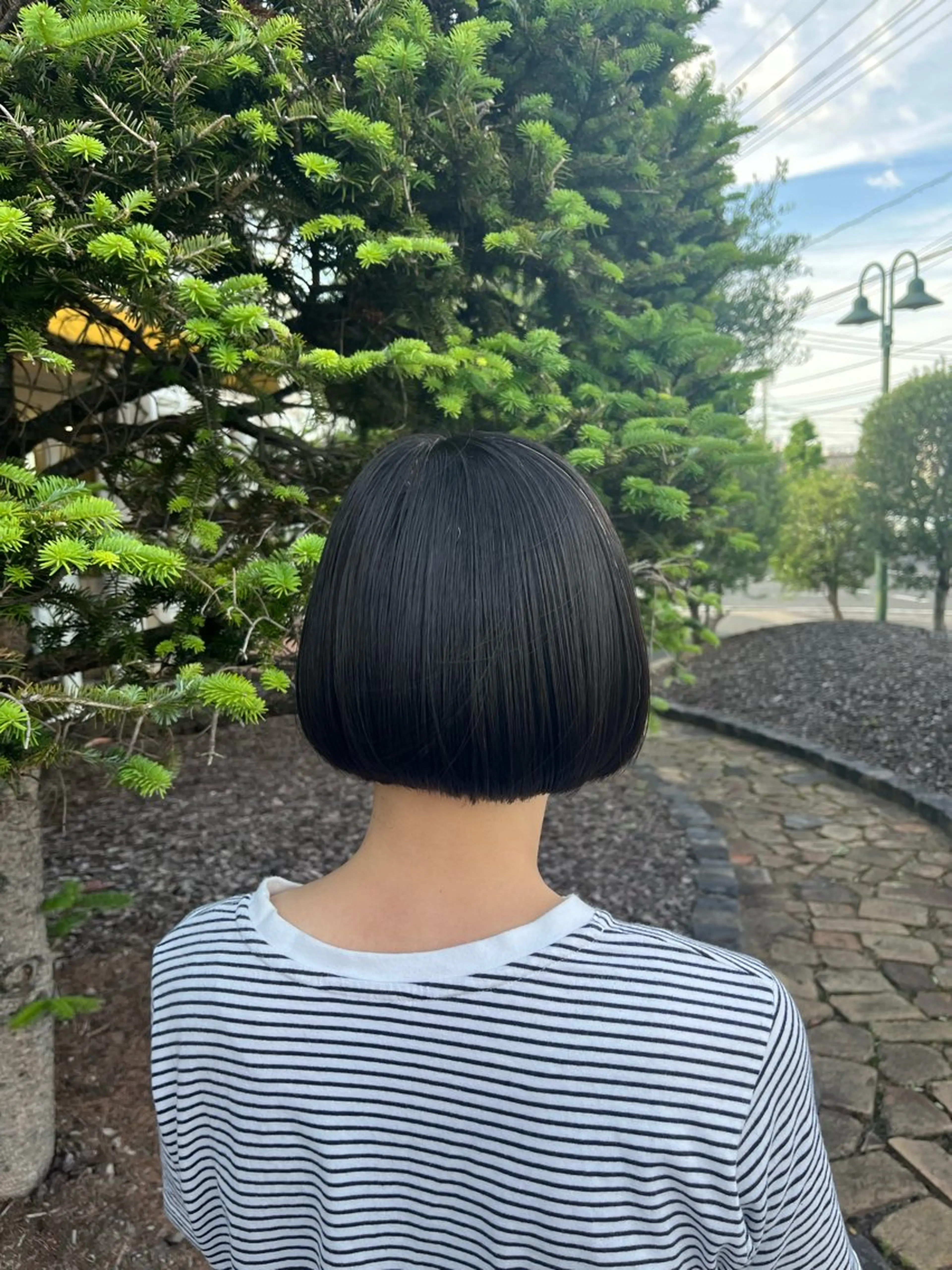 ミディアム ボブ カット 西田 早輝子🍊のヘアスタイル