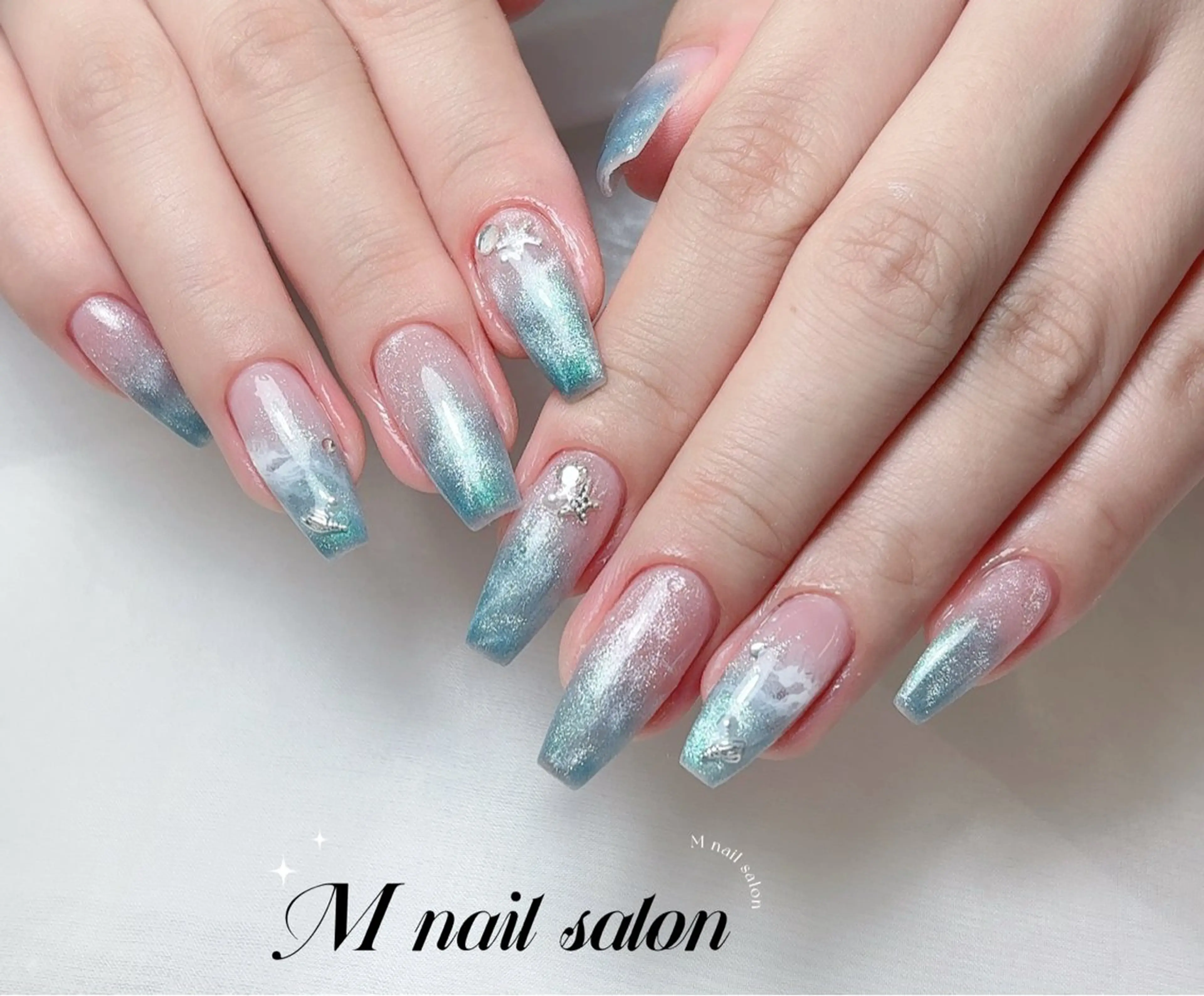 ネイル ハンドネイル M🌷nail 長さだし専門店のネイルデザイン