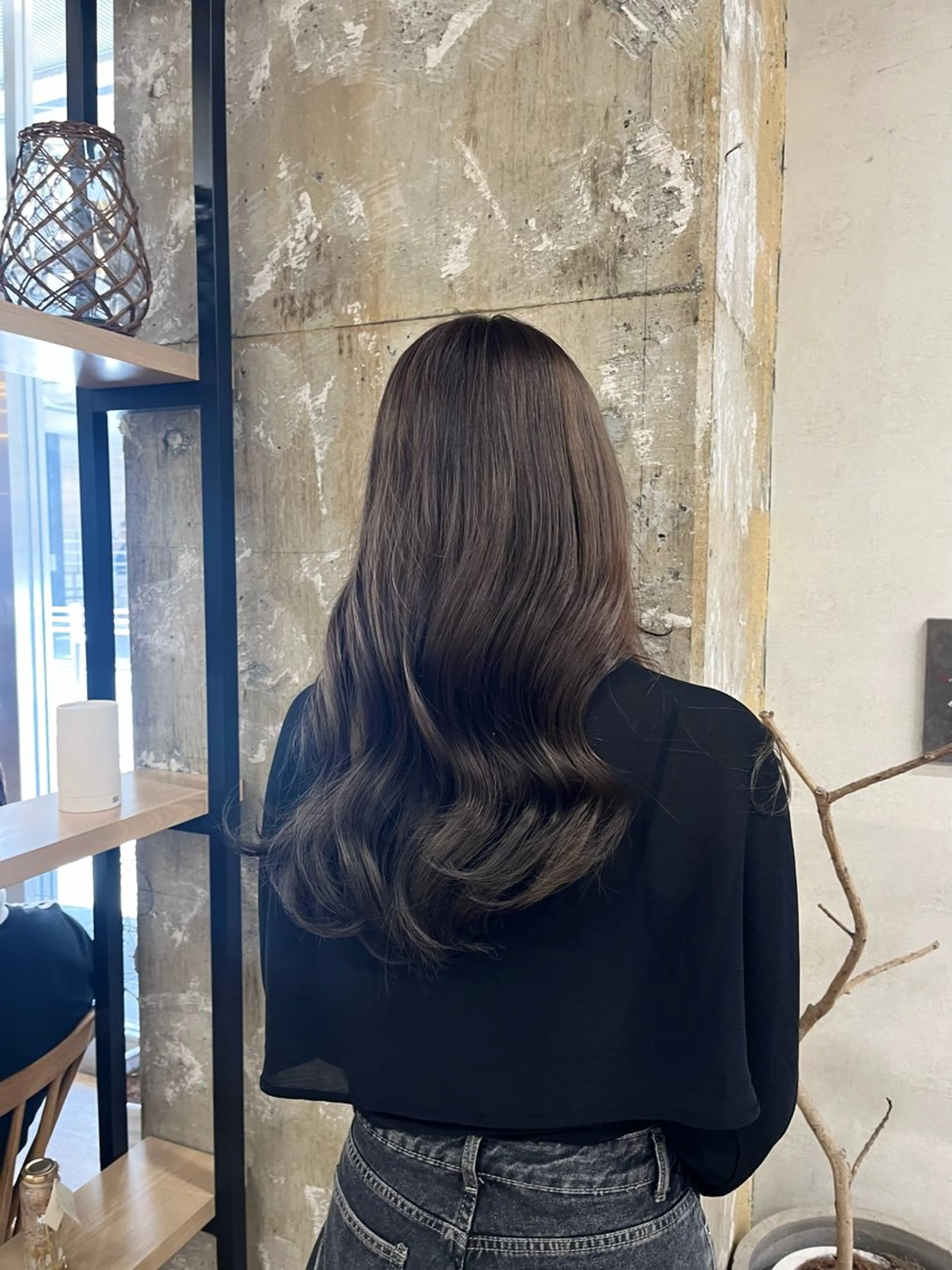 ロング トリートメント 寒色 ♡ レイヤー ┊︎miyuのヘアスタイル
