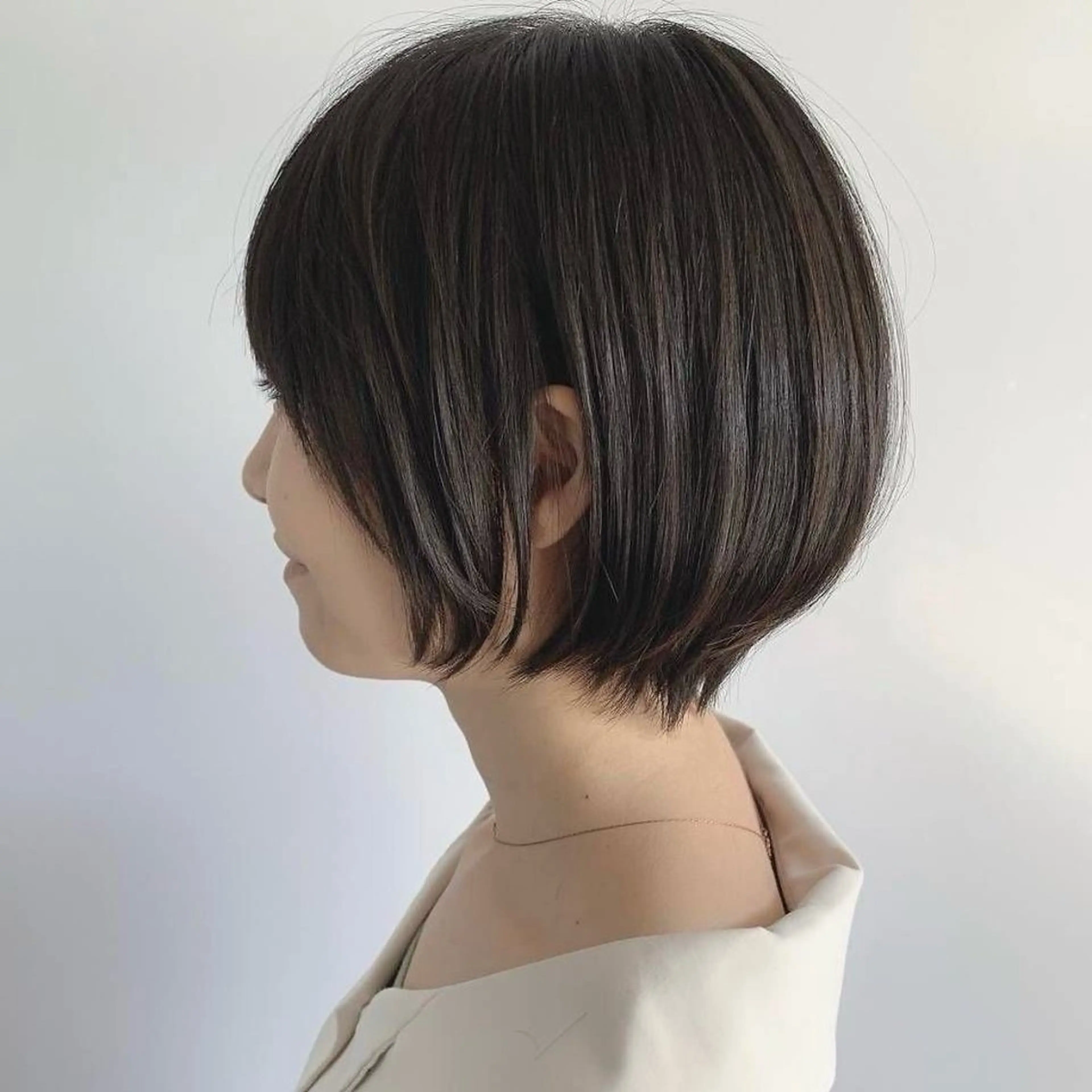 ショート ショートボブ ボブ 顔周りカット ショートヘア 六本松航空所属・いわさき ゆずほのヘアスタイル