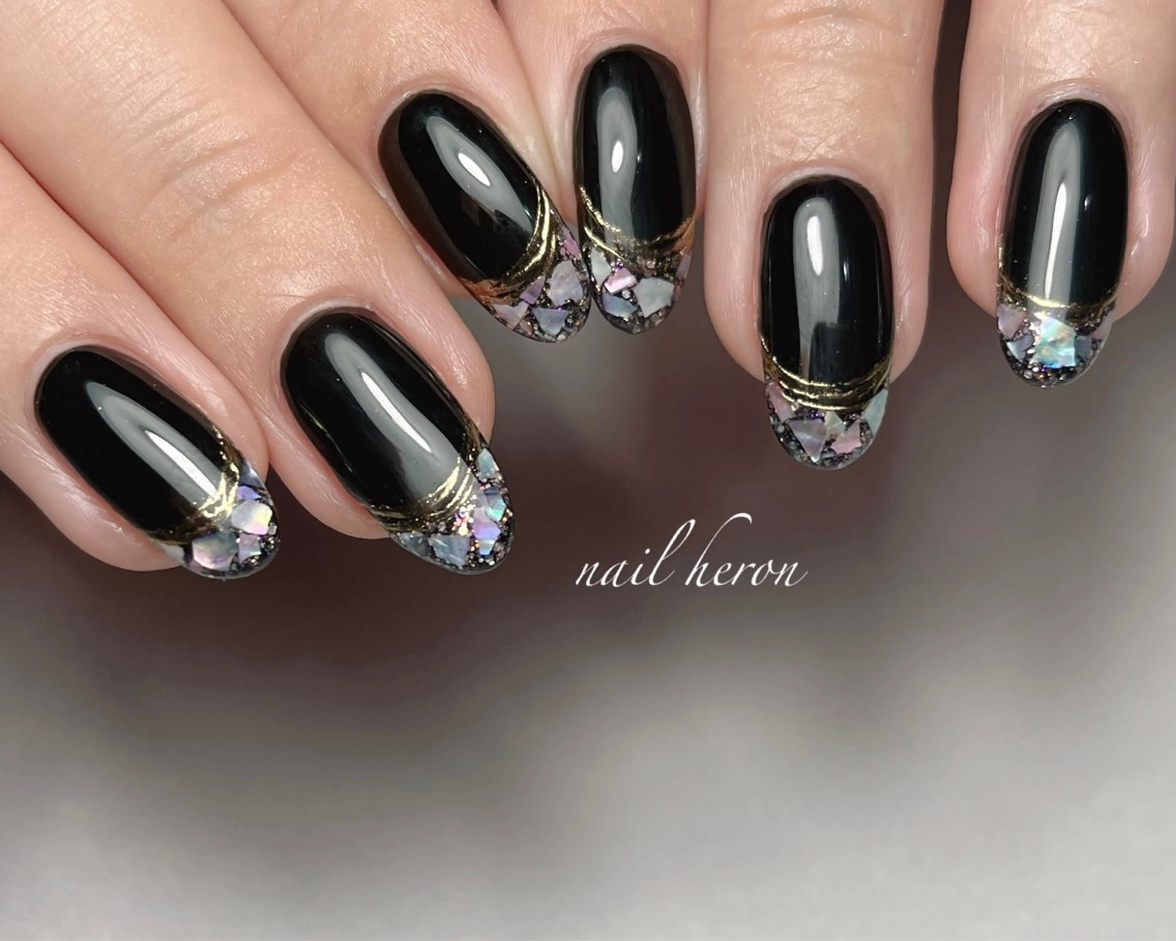 ネイル フレンチネイル ハンドネイル nail heron所属・saki_ nail heronのネイルデザイン