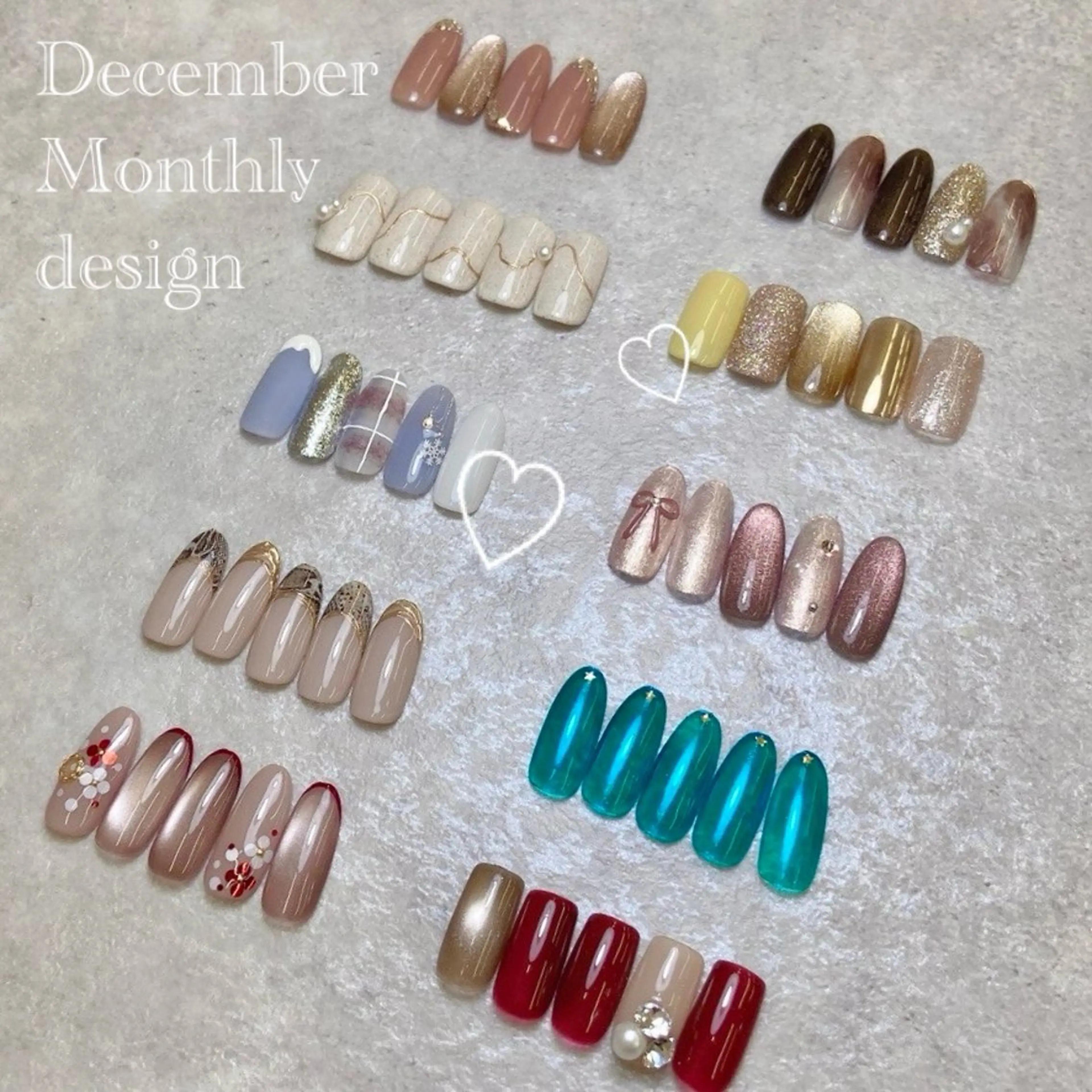 【💖期間限定！復帰記念クーポン💖】No.1人気👑【オフあり】ハンド💅マンスリーコース(10種類から選べます)の写真