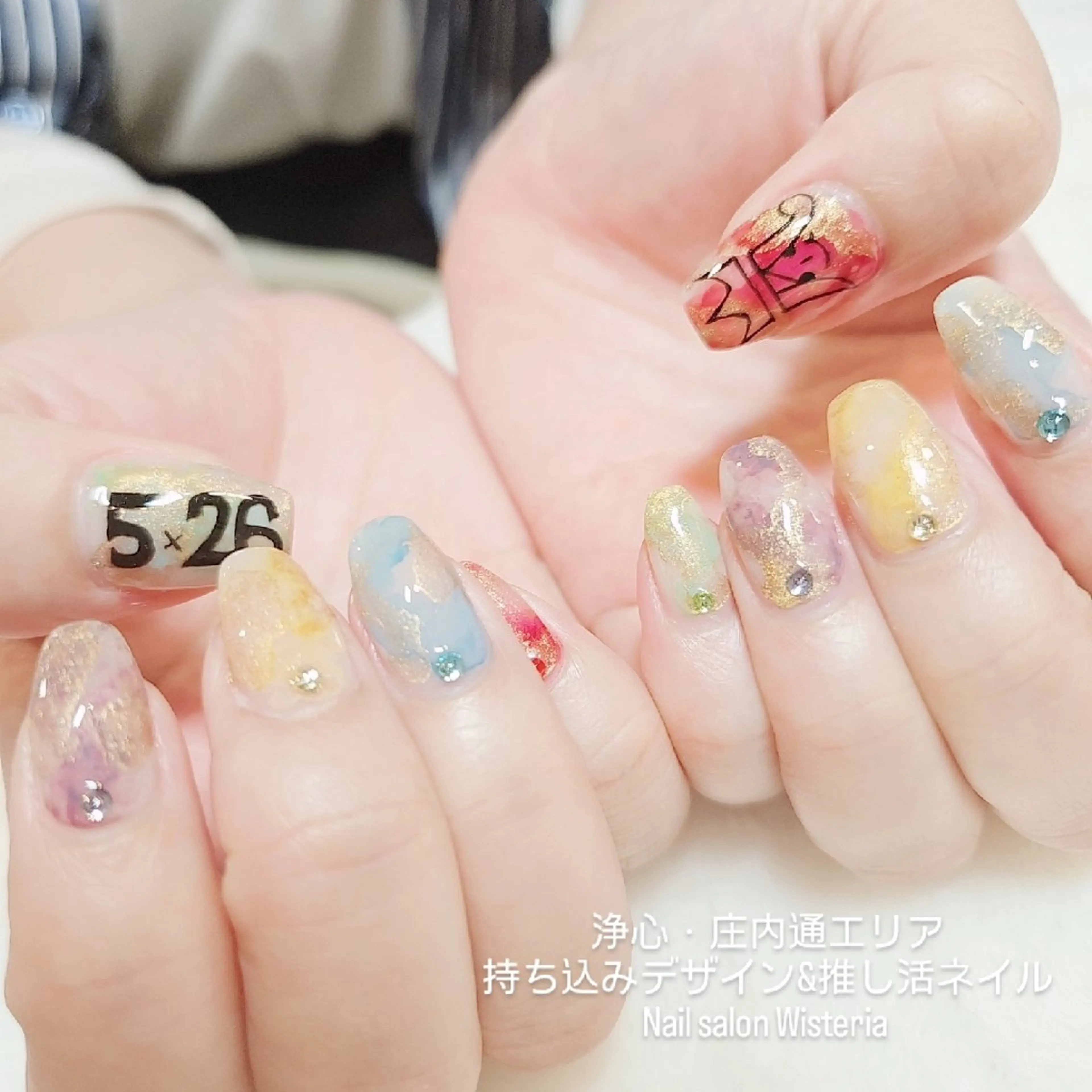 ネイル Nailsalon Wisteriaのネイルデザイン