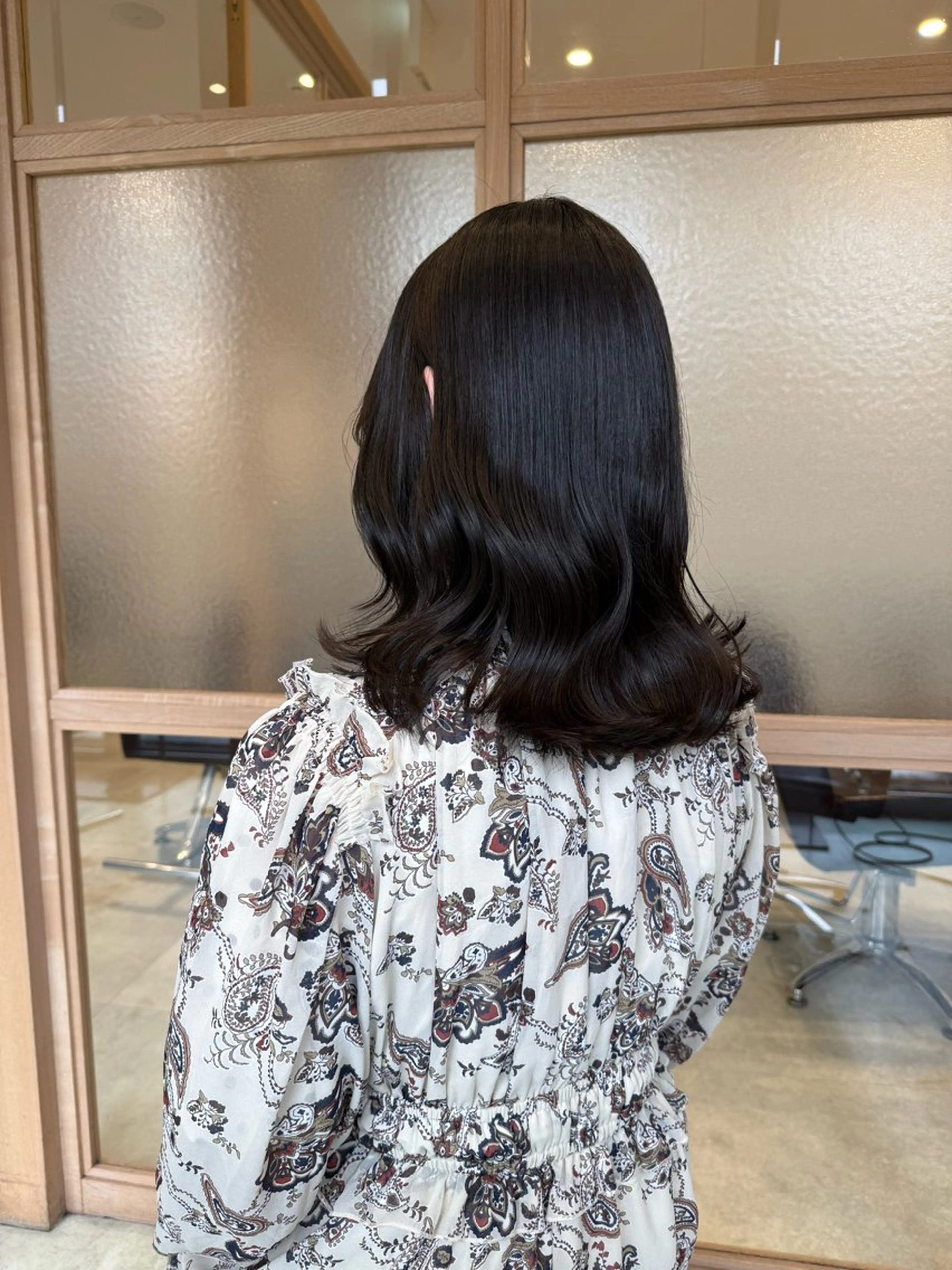 ミディアム カット ヘアカラー トリートメント 𓍯柔らかhair 𓍯 yukinoのヘアスタイル