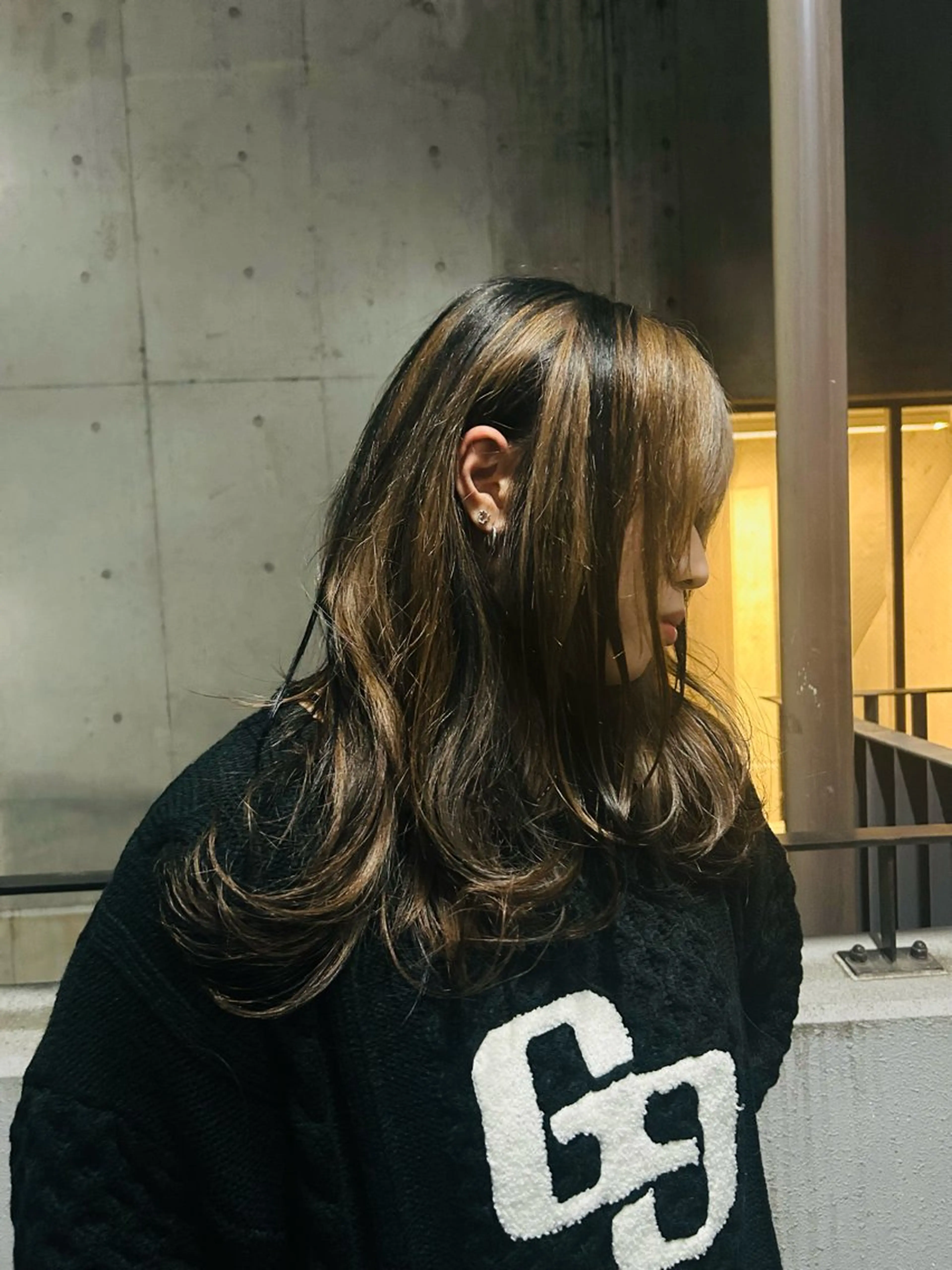 ロング カラー ヘアカラー 履歴修正屋さん／ ブロンド／ホワイトのヘアスタイル