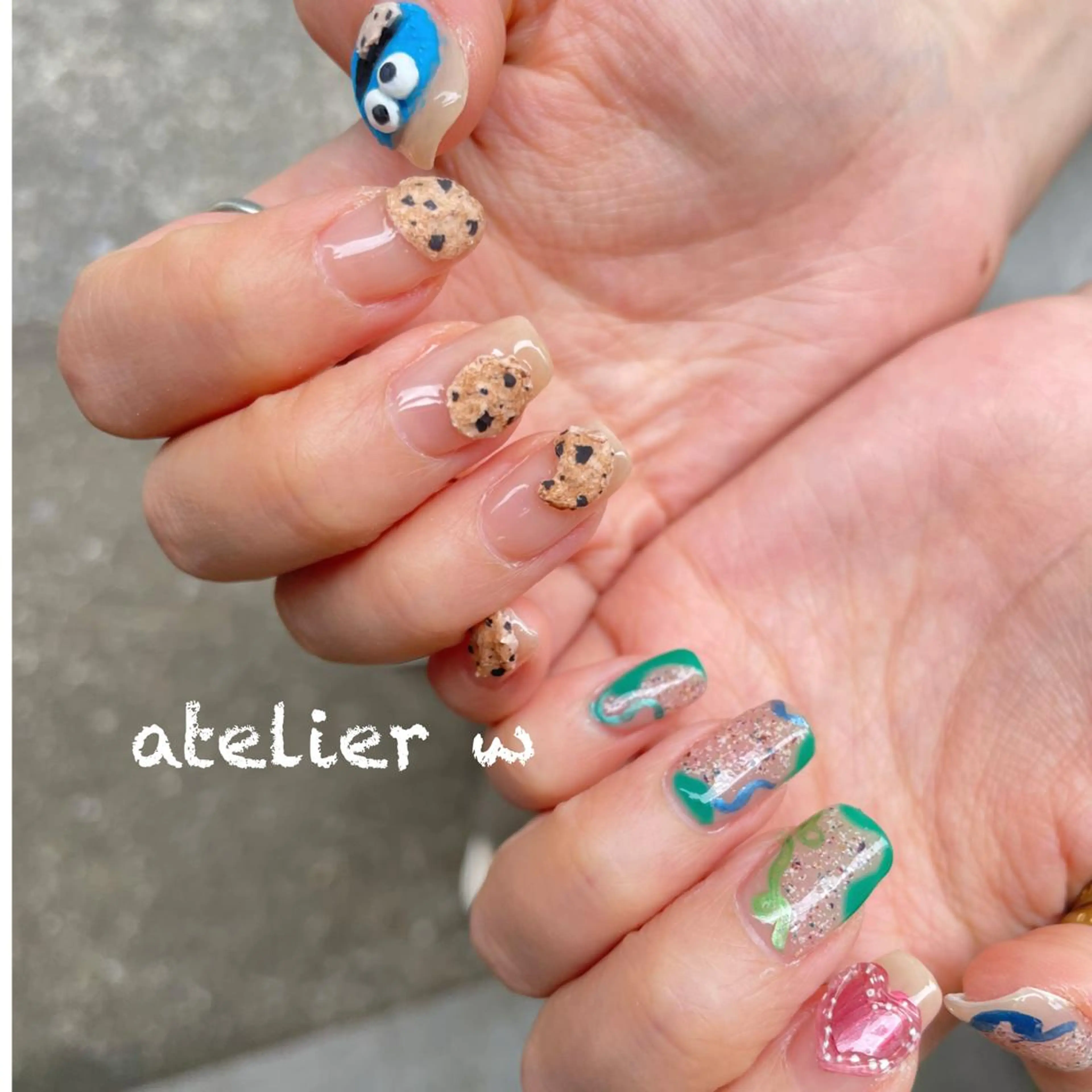 ネイル ハンドネイル atelier w/tetoro所属・高橋 わかなのネイルデザイン