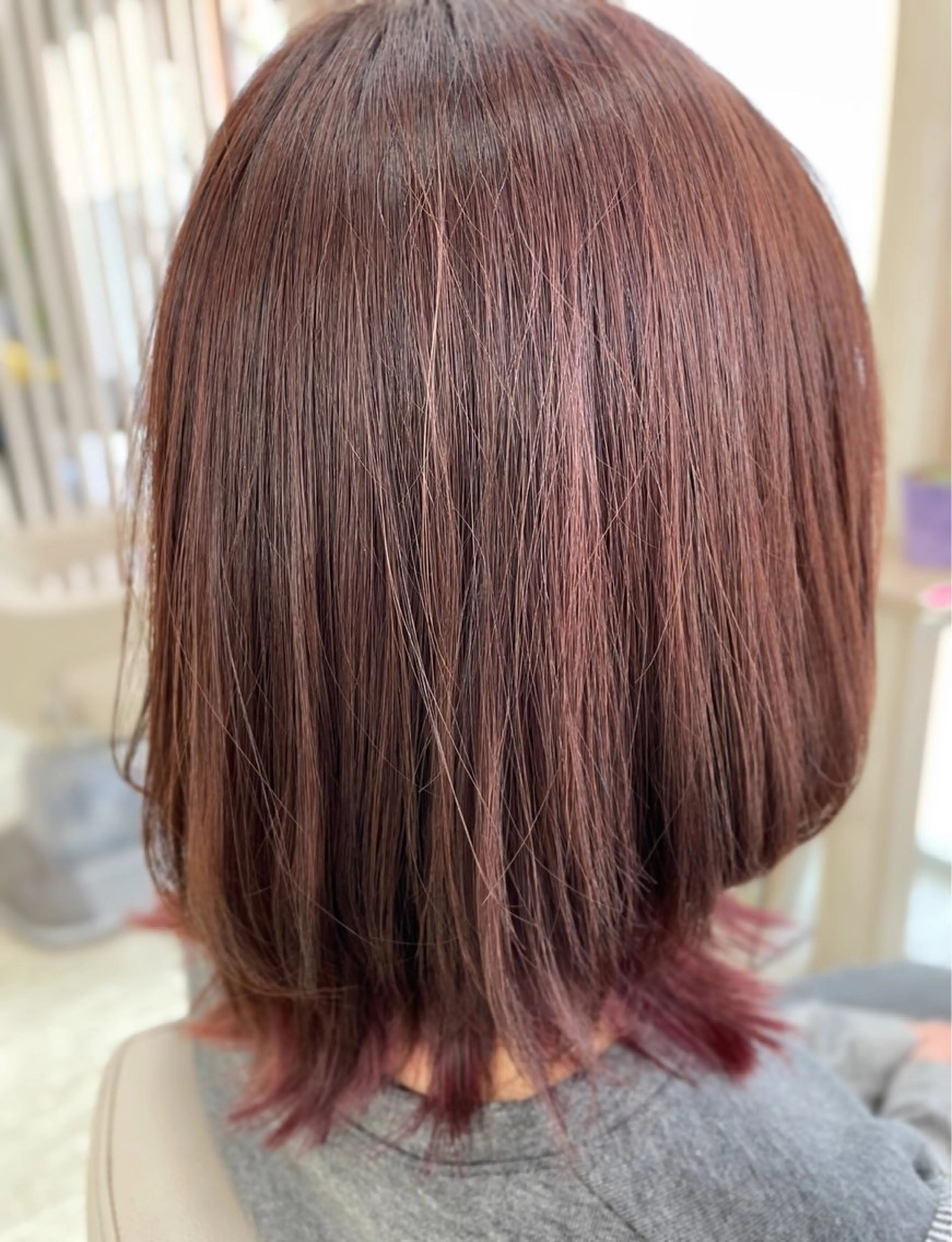 セミロング カラー Ash銀座店💜 misaのヘアスタイル