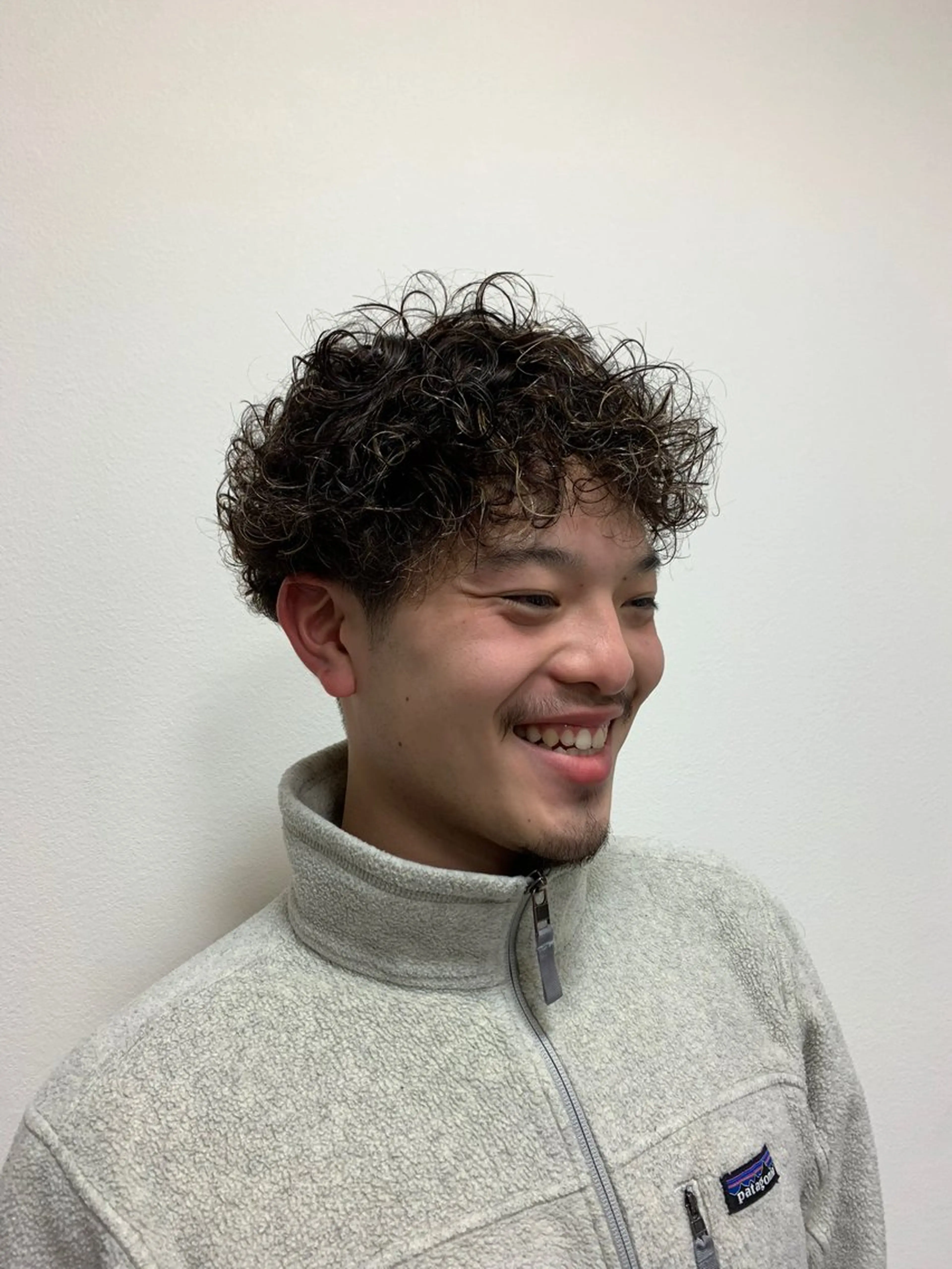 パーマ メンズ 星野 真壱のヘアスタイル