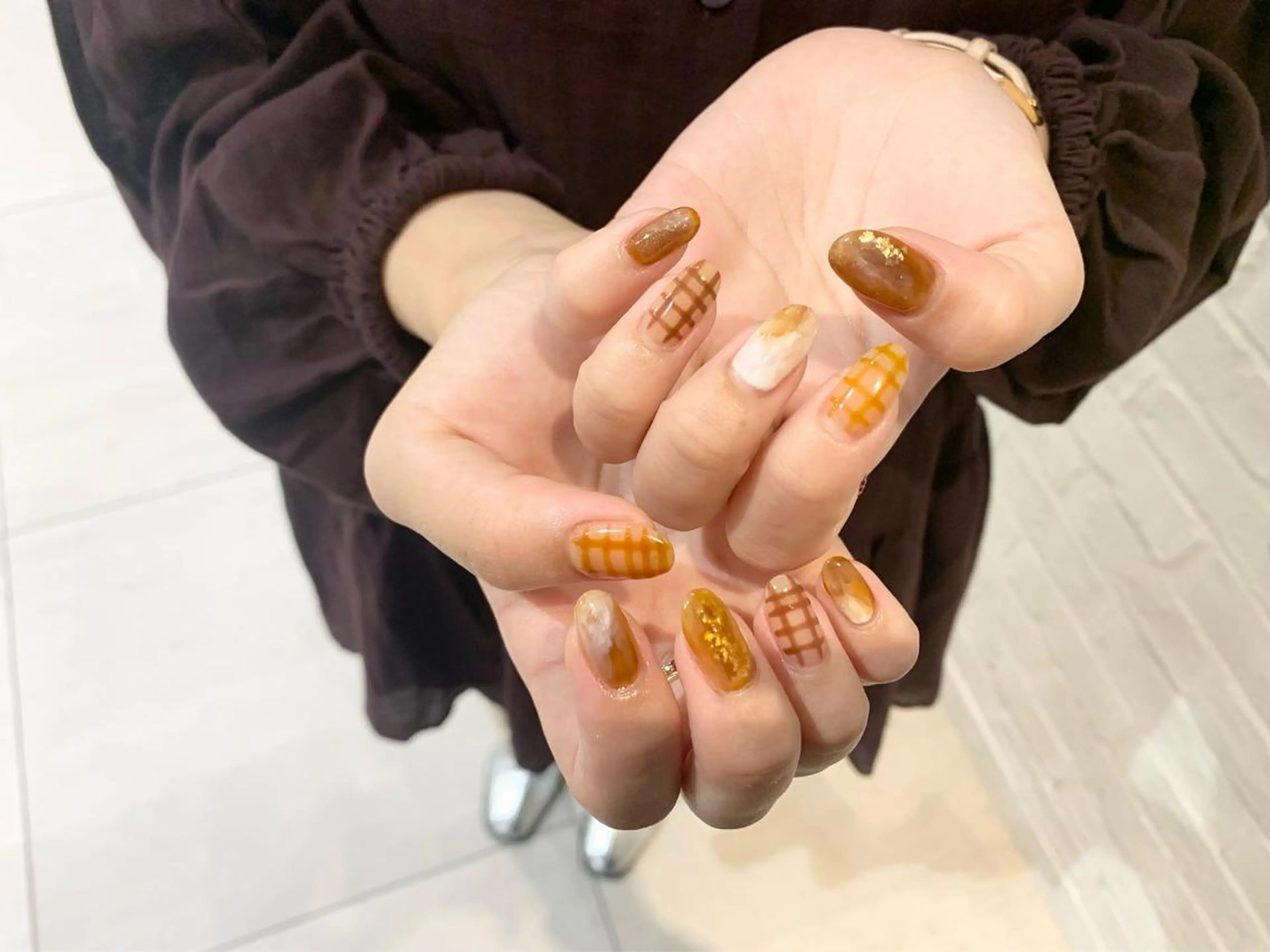 ネイル ハンドネイル 金田 純香のネイルデザイン