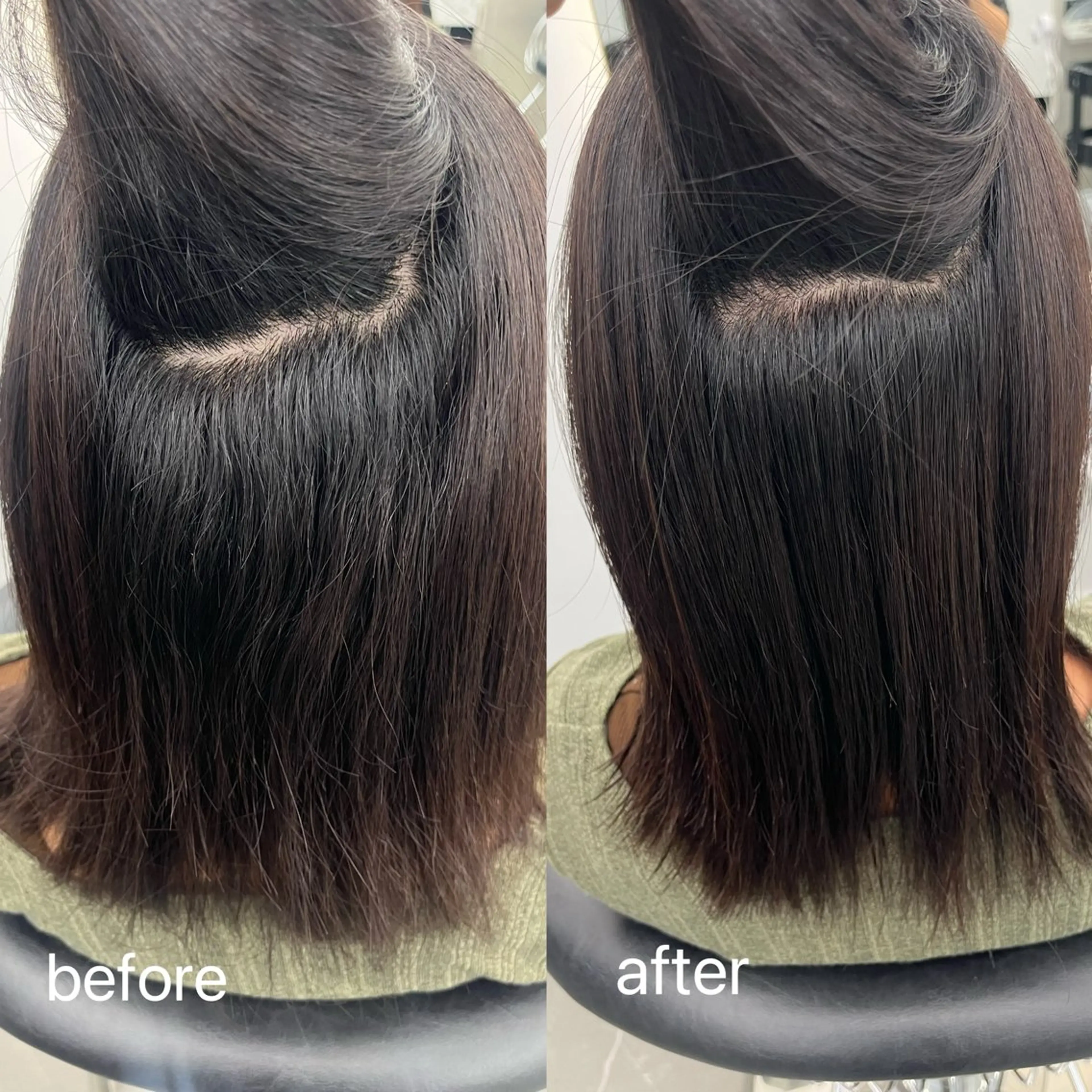 パーマ 縮毛矯正 縮毛矯正/くすみカラ ーayukaのヘアスタイル