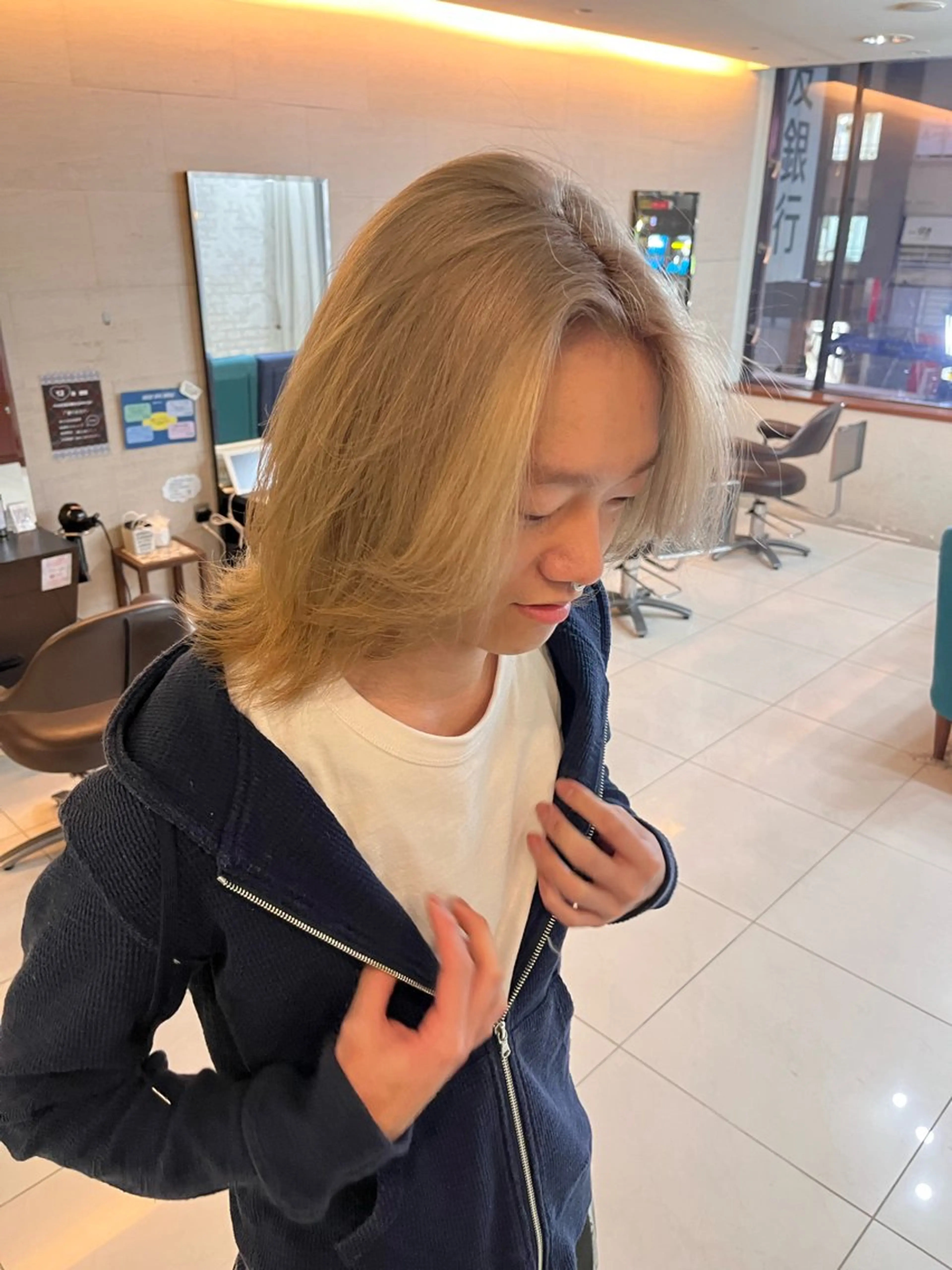 メンズ ボブカットモデル募集 🩵AKIHO🩵のヘアスタイル