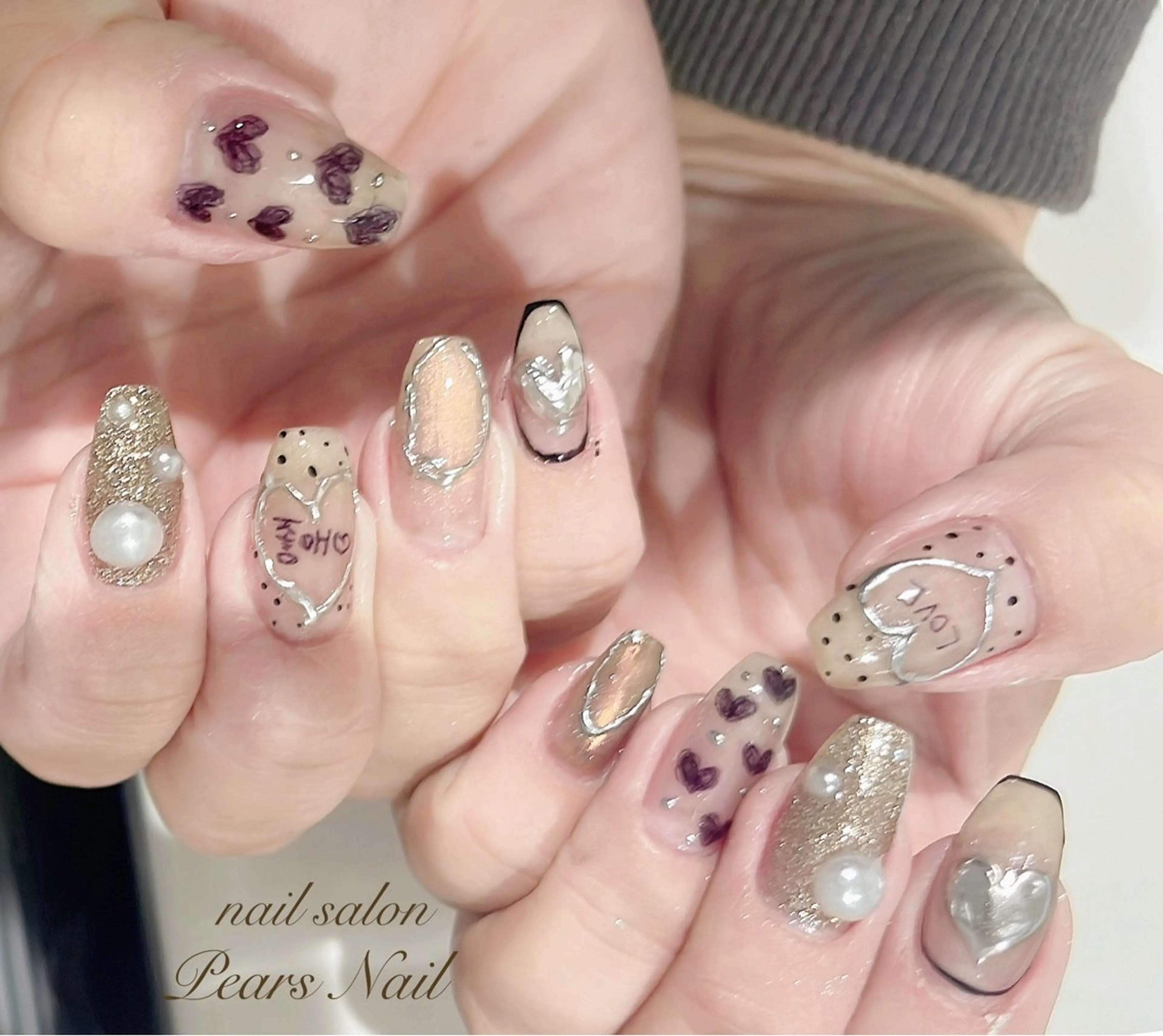 ネイル ハンドネイル Pears Nail MARIのネイルデザイン