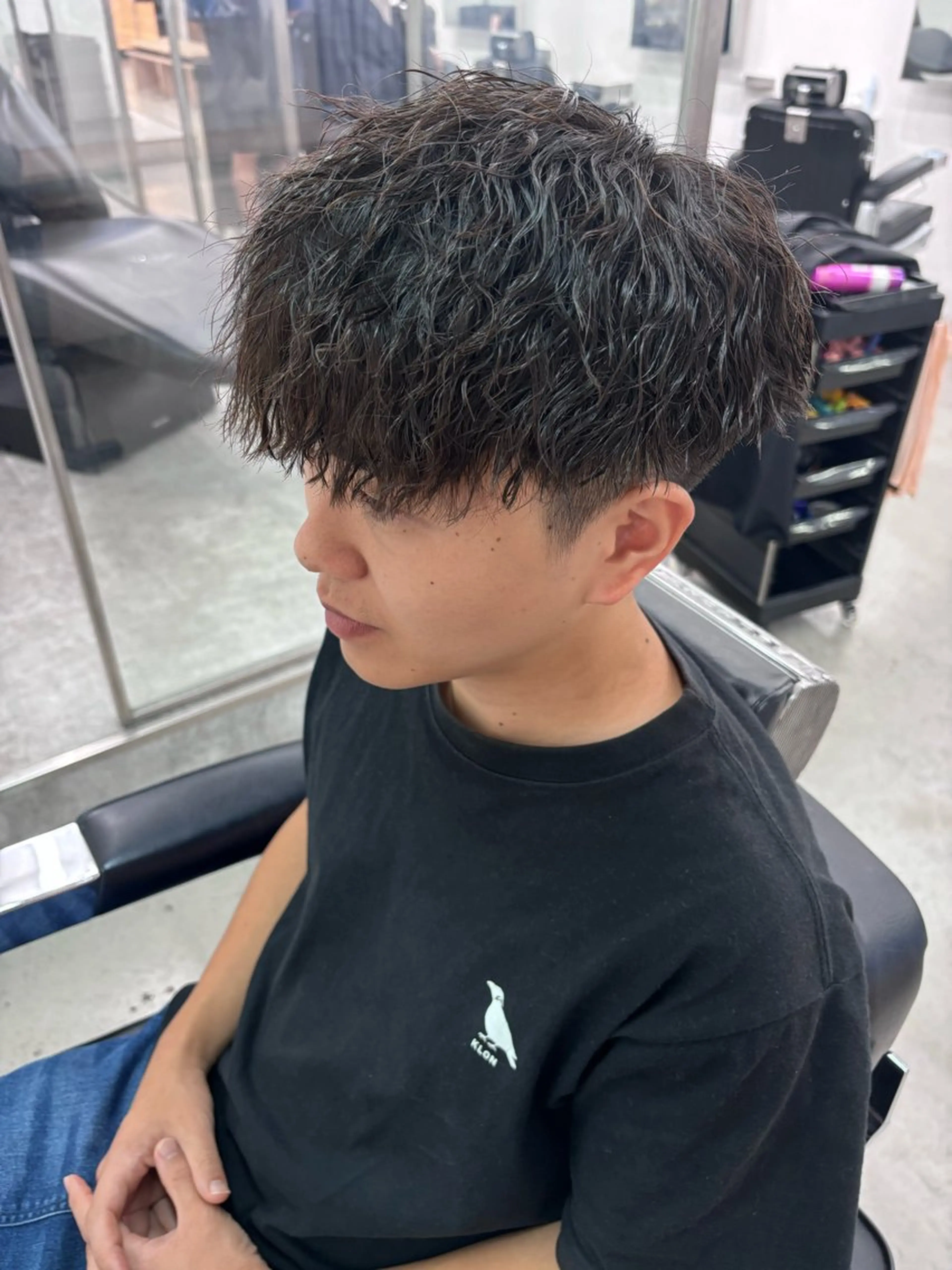 パーマ メンズ メンズパーマ 縮毛矯正 パーマ 土岐 仁/メンズ専門 パーマ特化美容師🌀のヘアスタイル