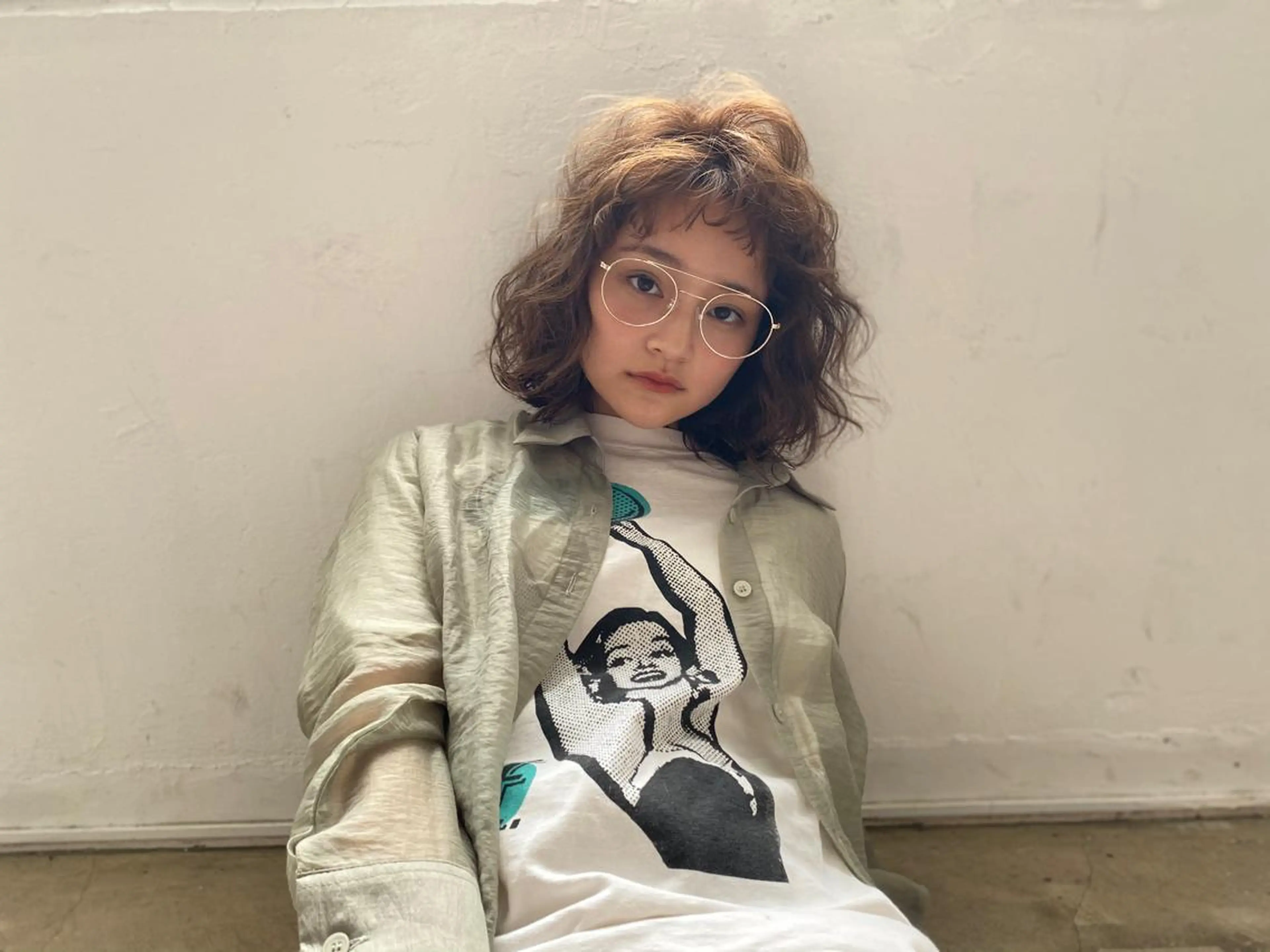 ミディアム パーマ 🌱加藤　胡太郎 /艶髪ストレート🌱のヘアスタイル