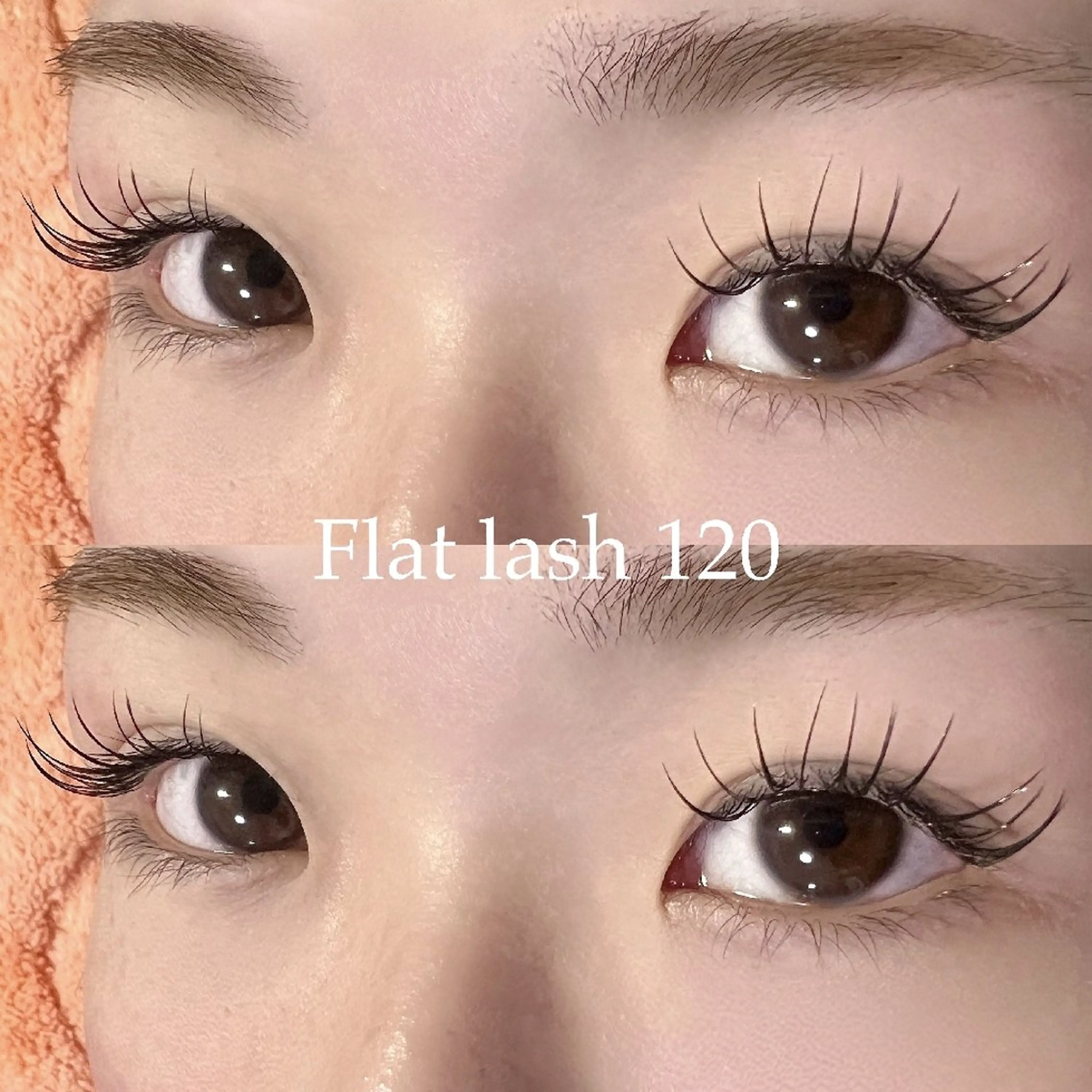 マツエク・マツパ フラットラッシュ ナチュラル マツエク yuki MARL eyelash栄のマツエク・マツパデザイン