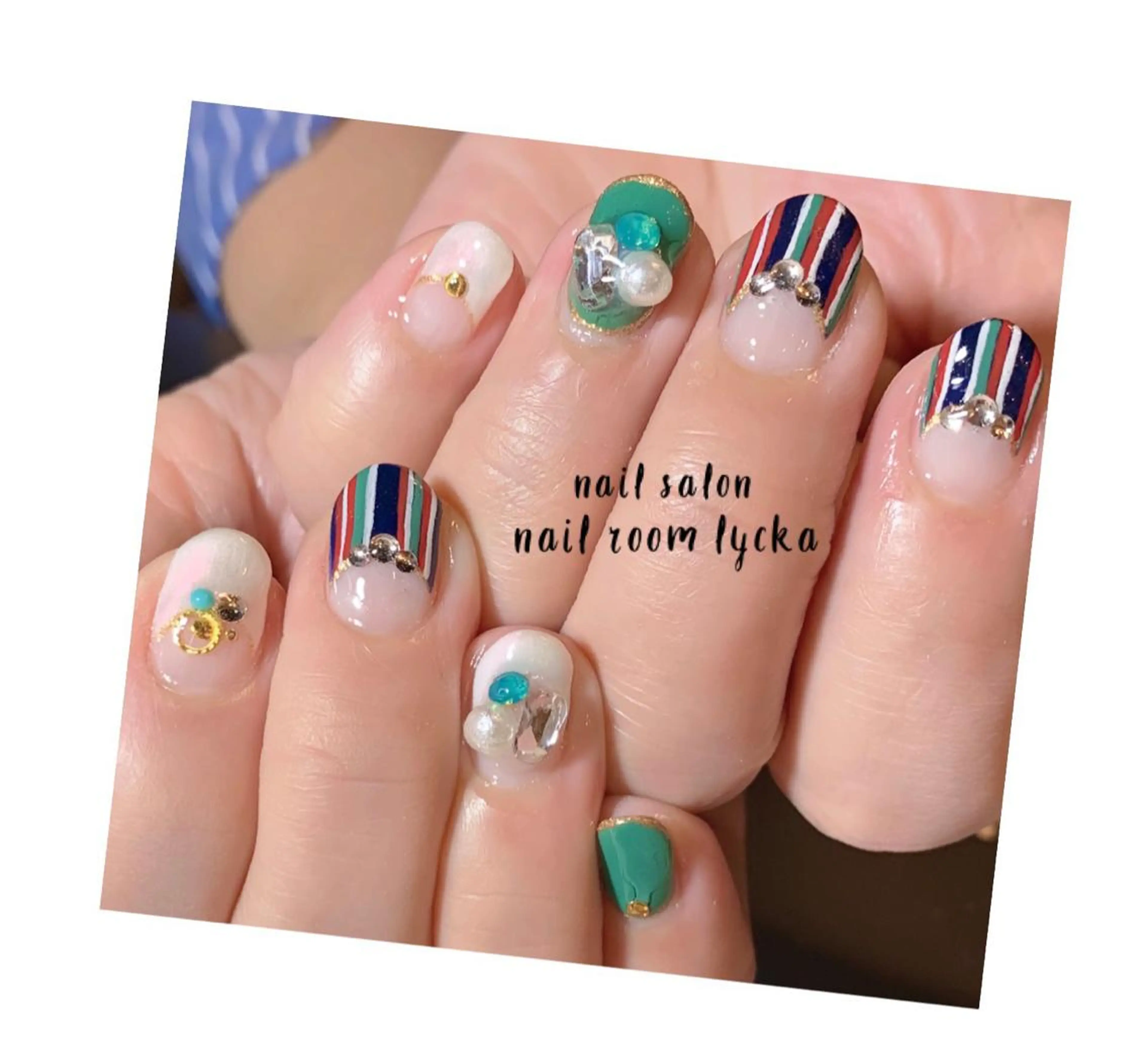 ネイル ﾈｲﾙﾙｰﾑﾘｯｶ 𝐦𝐚𝐲𝐮のネイルデザイン