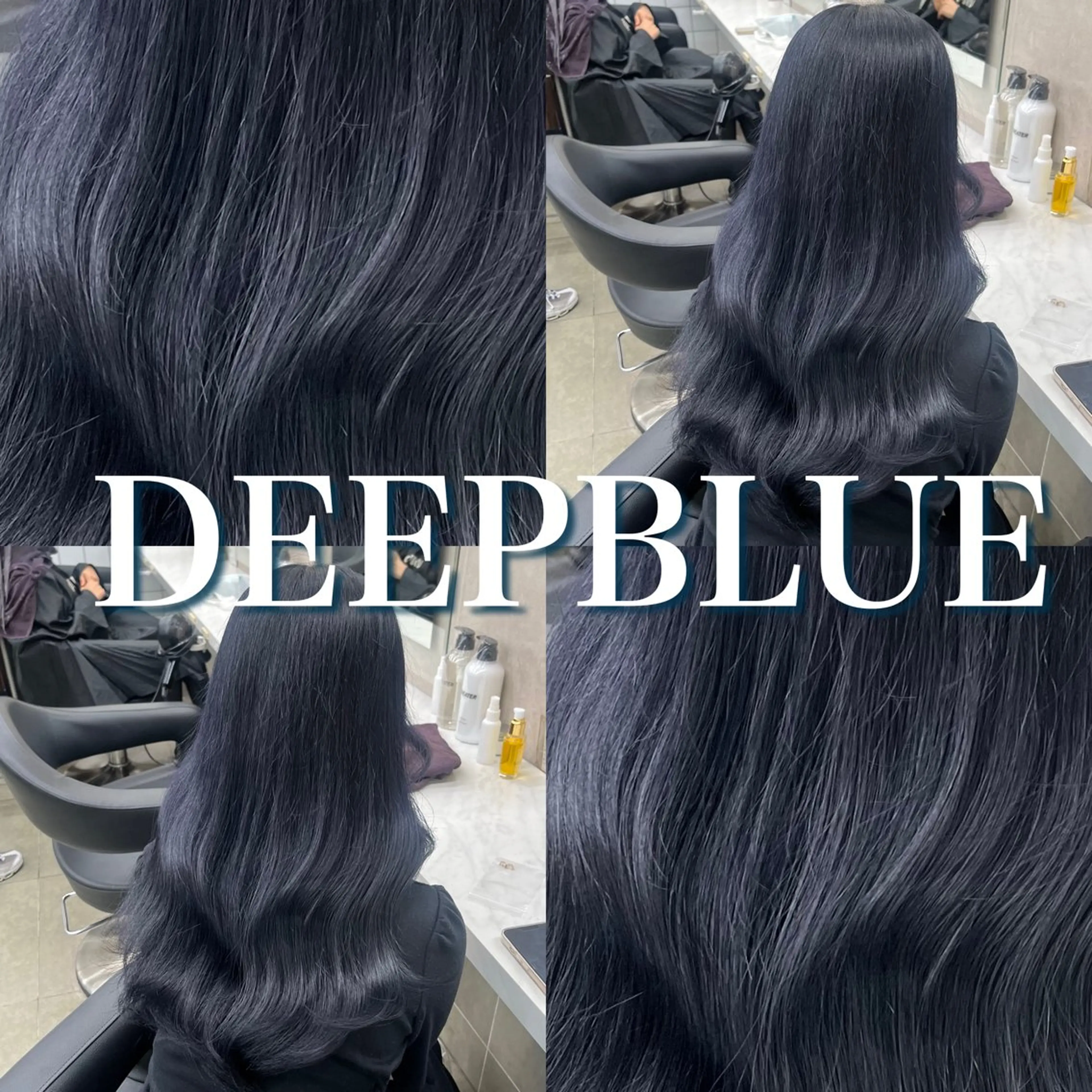 セミロング ヘアカラー トリートメント ヘッドスパ ヘアセット 寒色＆ブリーチ特化 寒色MiOのヘアスタイル