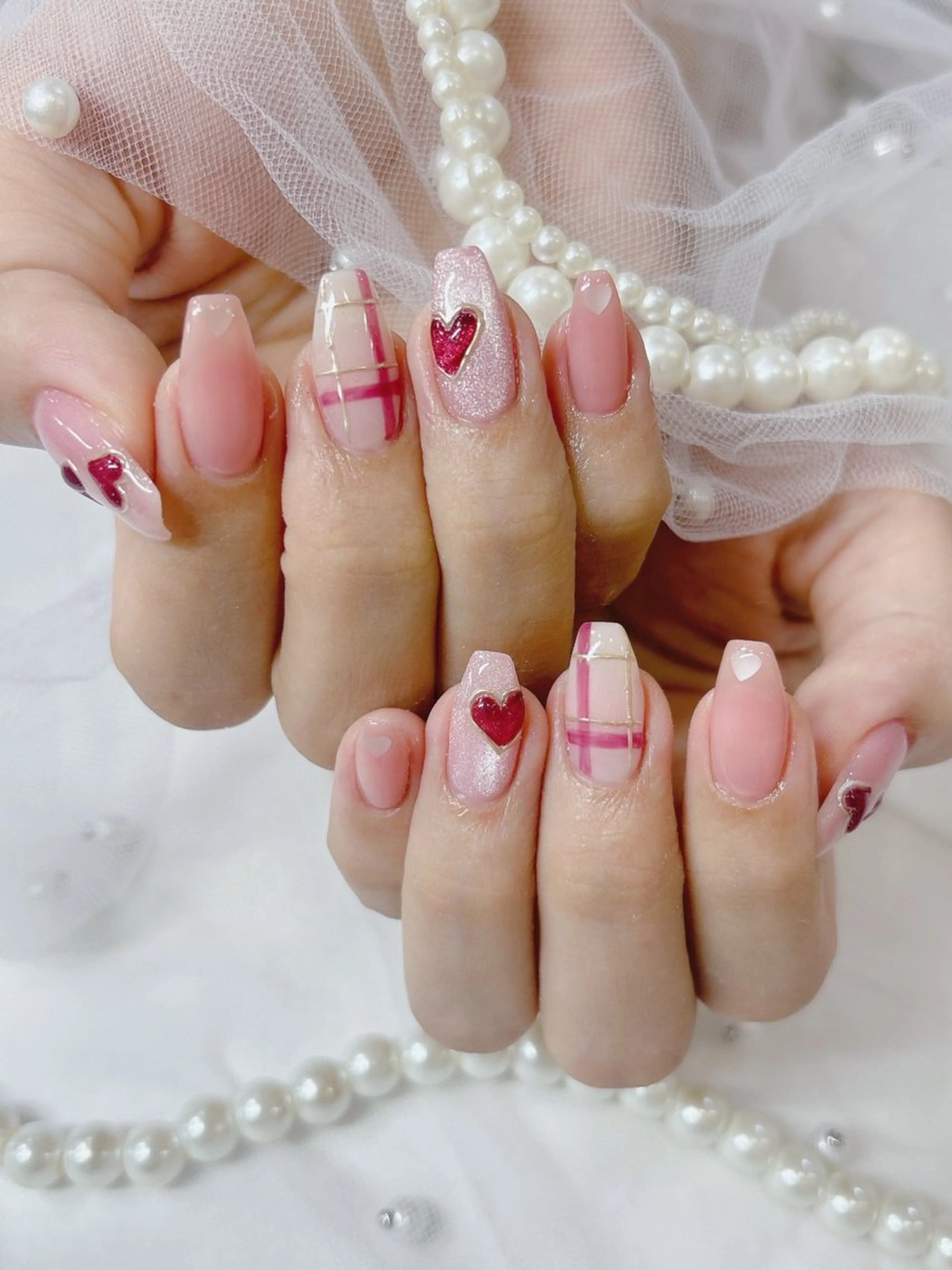 メンズ ネイル マグネットネイル Nao 🎀💕のネイルデザイン