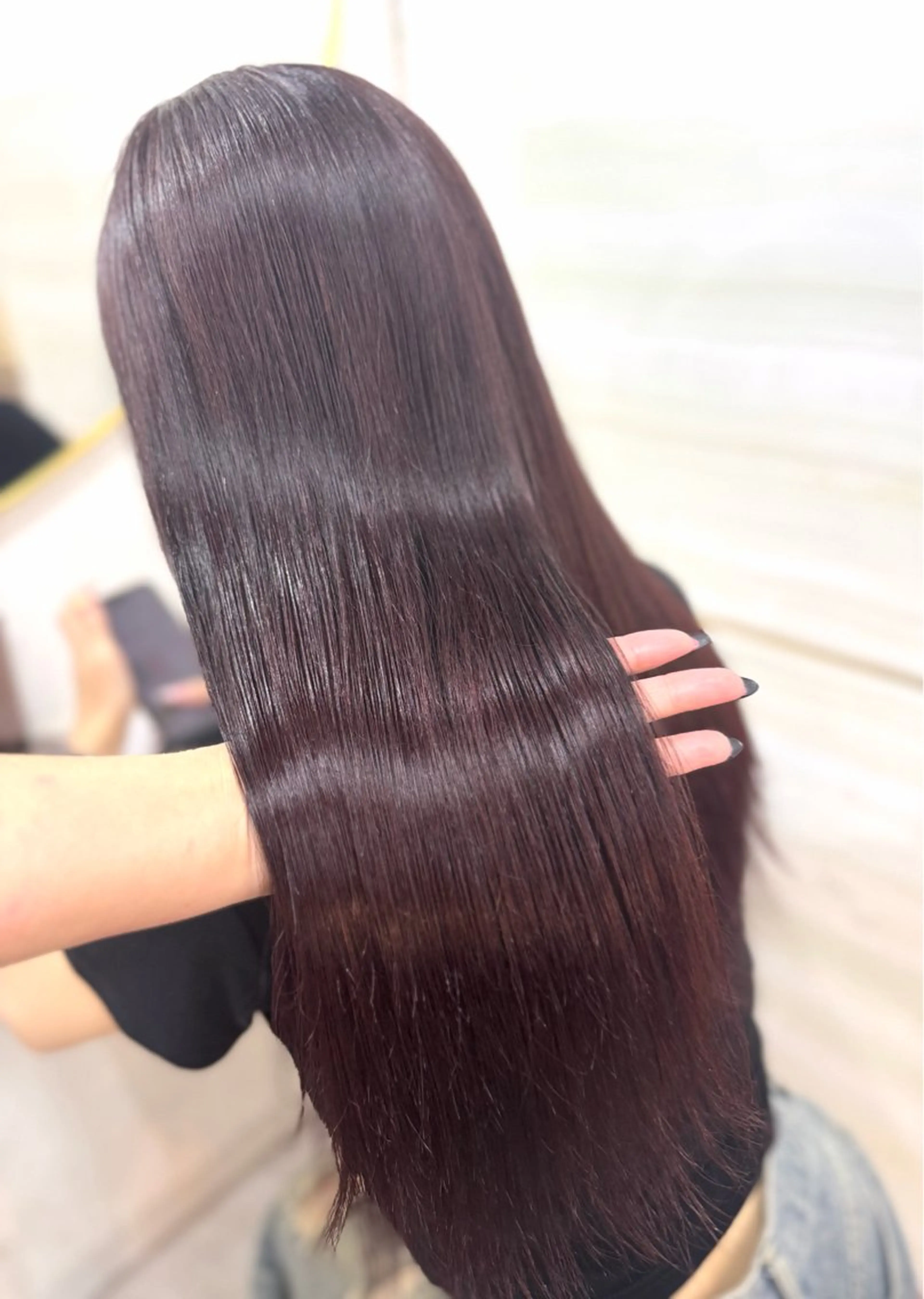 ロング カラー ヘアカラー トリートメント 🩶鈴木茉奈🩶艶髪 /透明感/暖色カラーのヘアスタイル