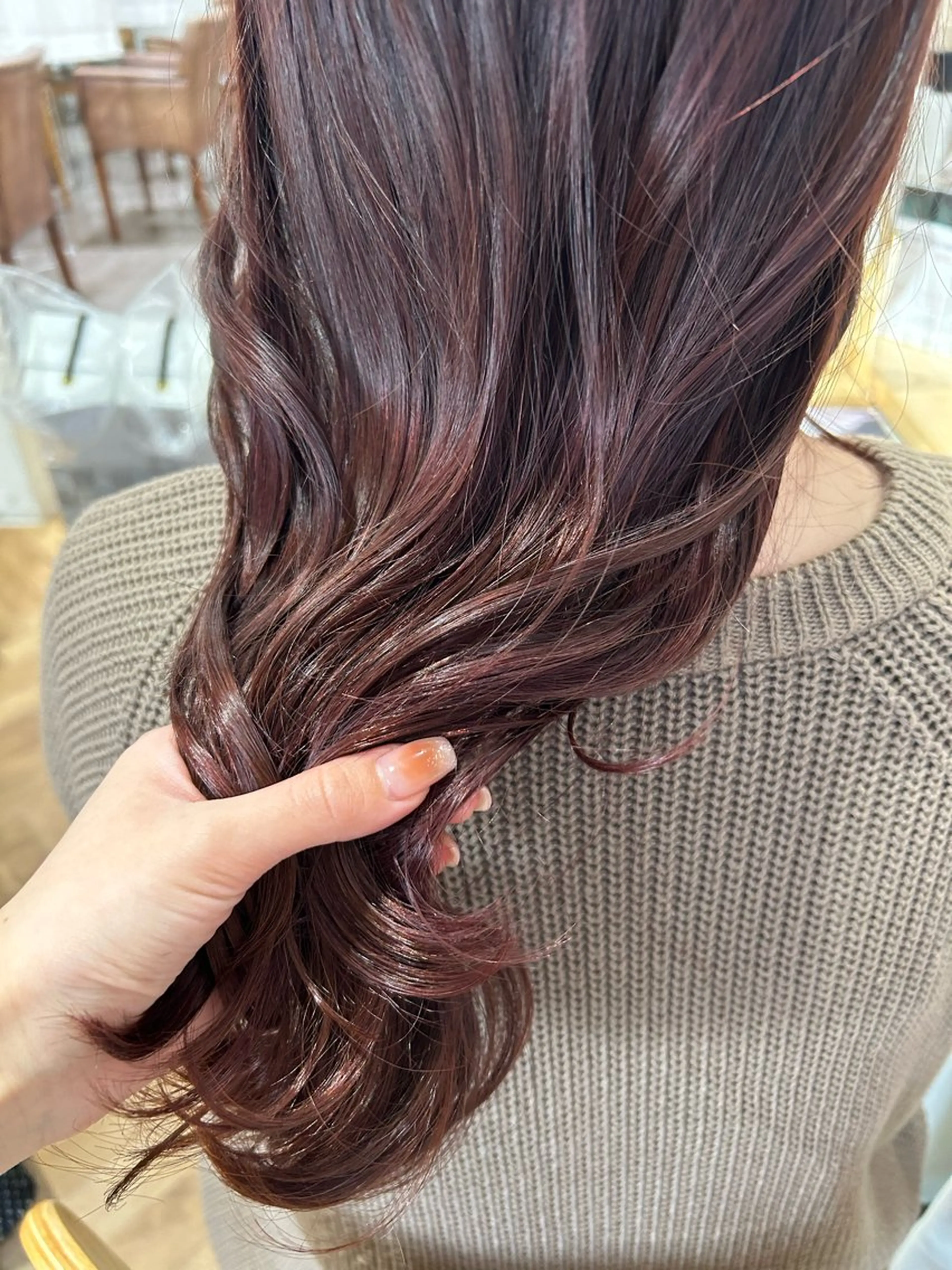 ミディアム ヘアカラー merc.🌿 友藤鮎那のヘアスタイル