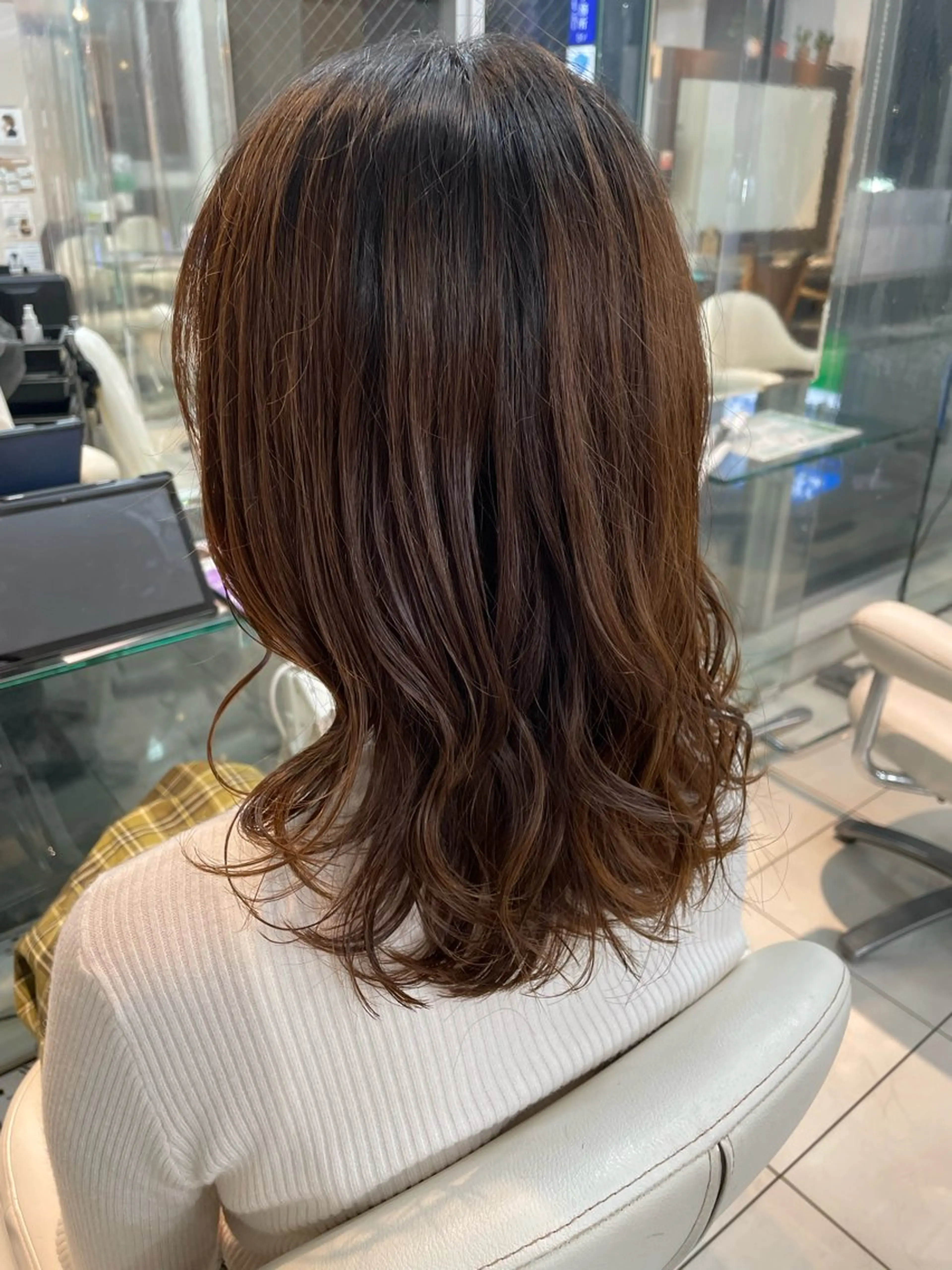 カラー ブラウンカラー ナチュラルブラウン ヘアカラー 🦋メンズカット/パ ーマモデル紀輔🦋‪のヘアスタイル