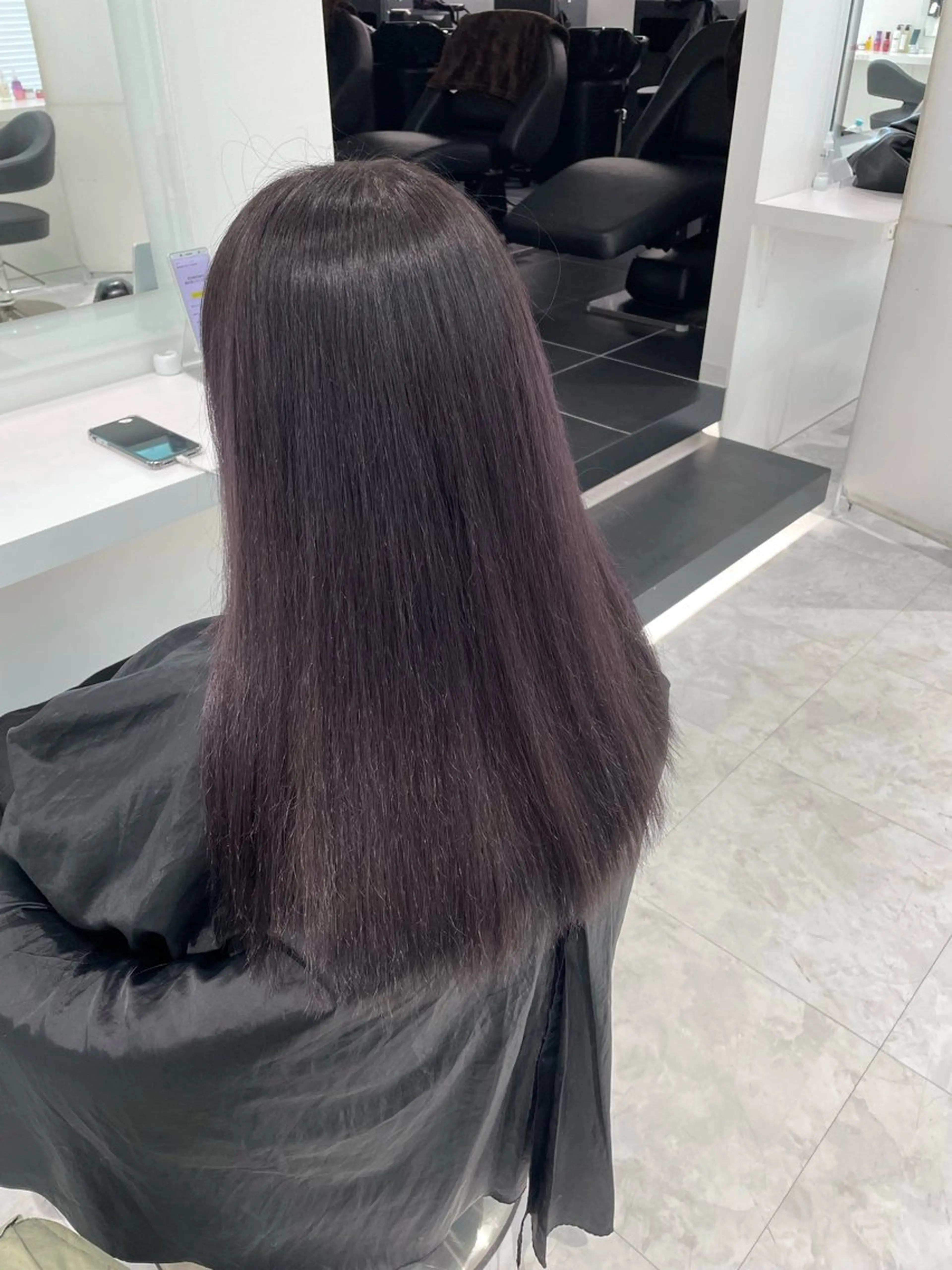 セミロング カラー 🌿透明感赤み消し Keishin🌿のヘアスタイル