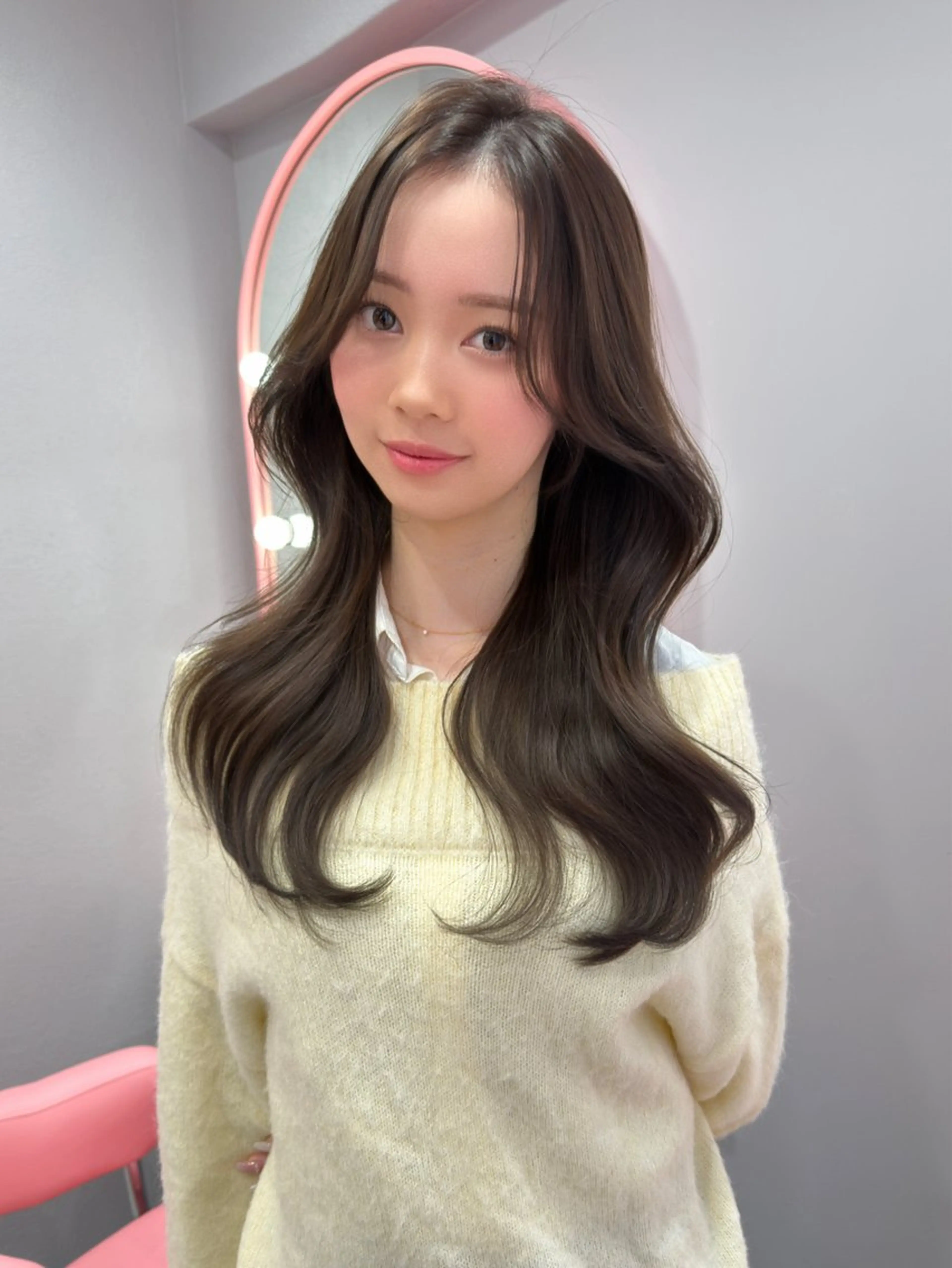 セミロング ヘアカラー トリートメント 木串 楽人のヘアスタイル