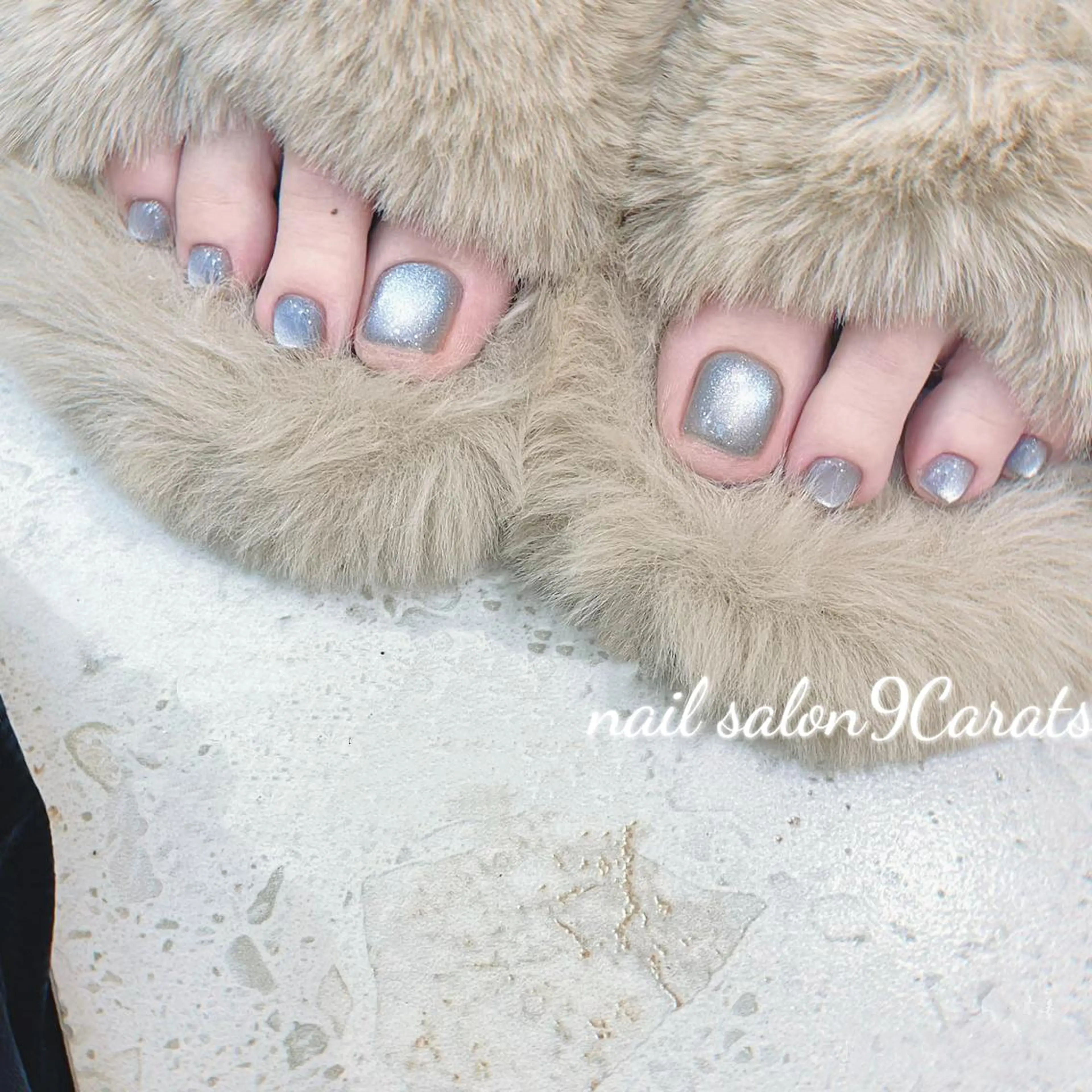 ネイル 💜ワンホンネイル ナインカラット💎のネイルデザイン