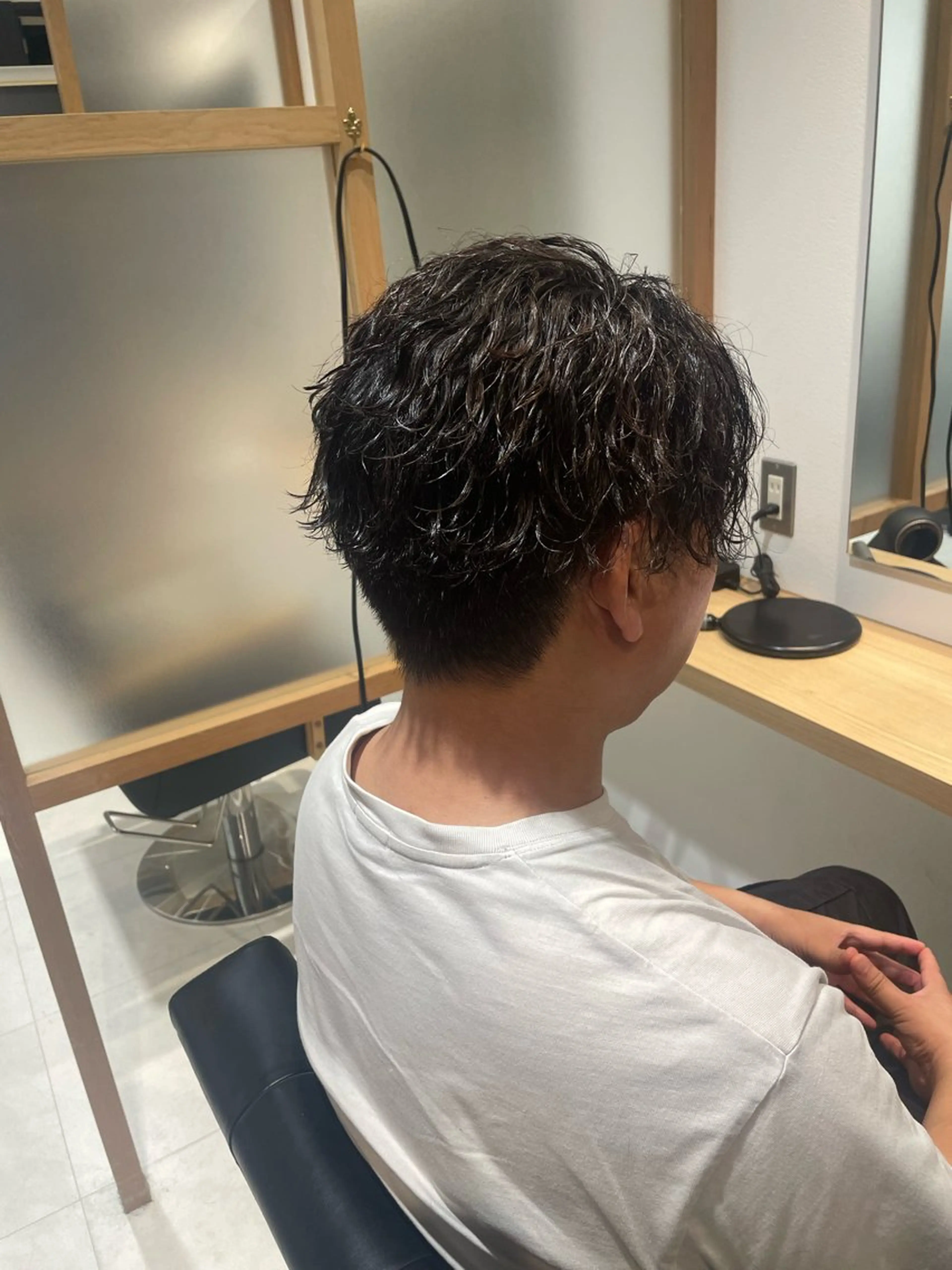 ミディアム メンズ 守屋裕太/カット /パーマ/カラーのヘアスタイル