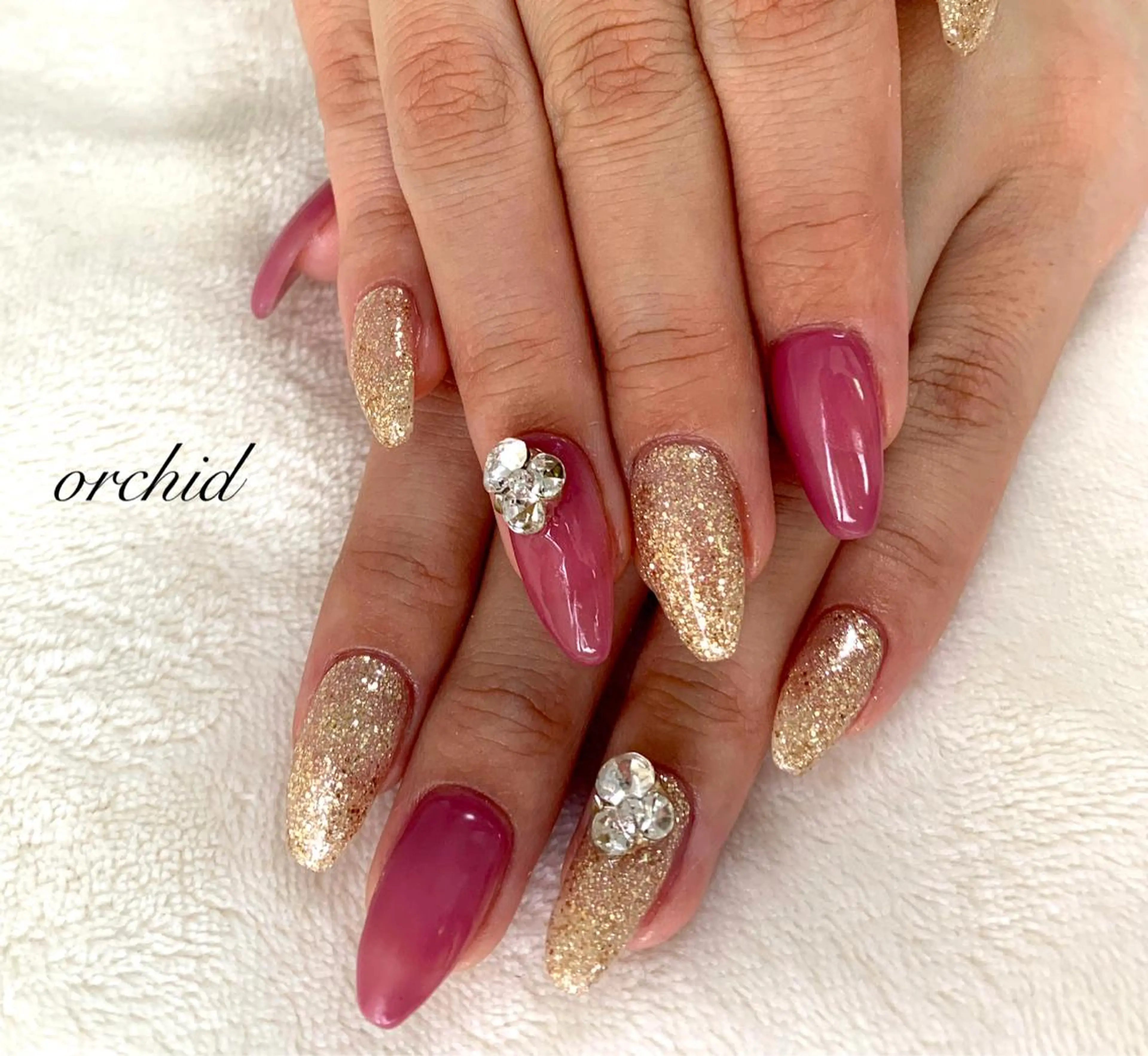 ネイル orchid ♡オーキッドのネイルデザイン