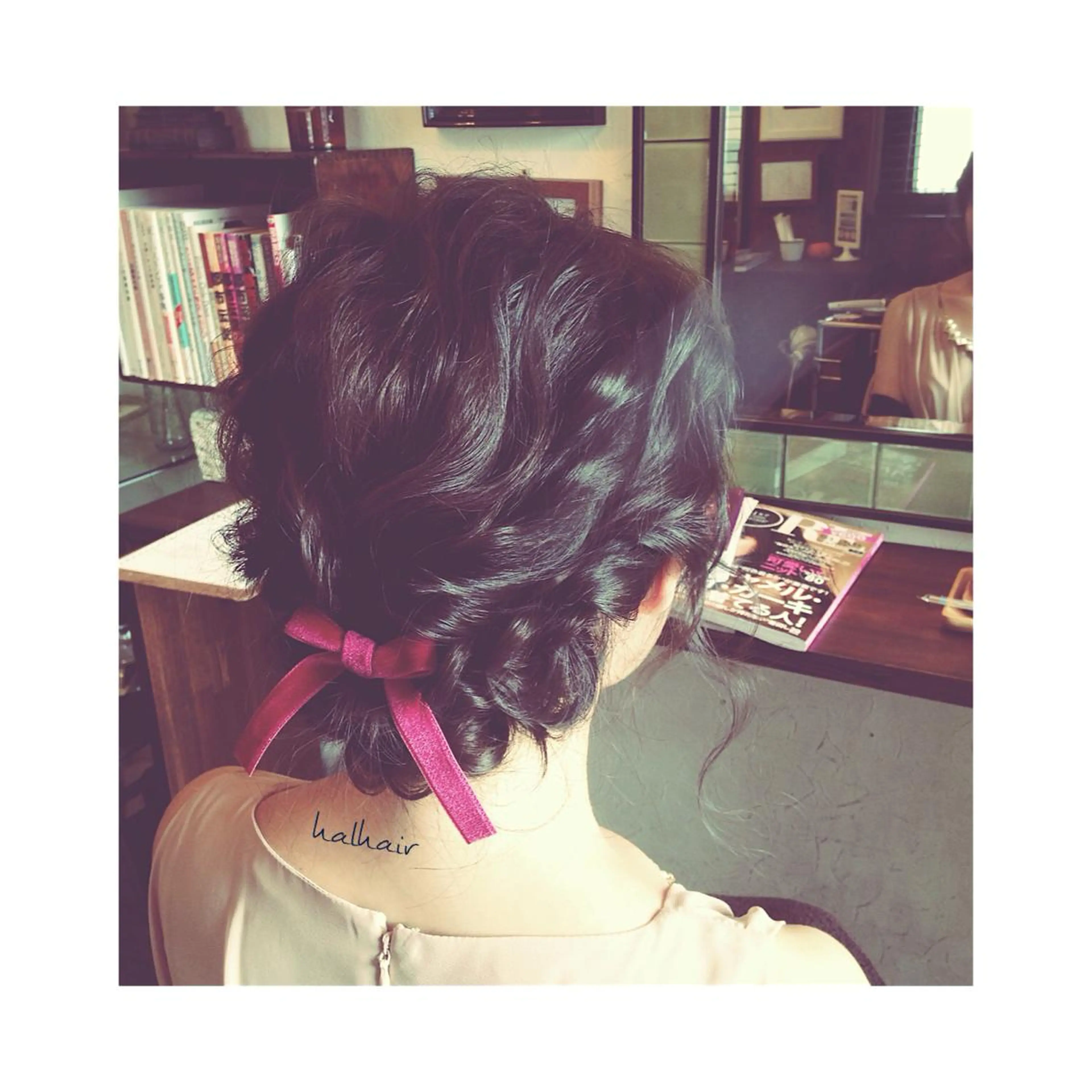 ミディアム セミロング ヘアアレンジ サダハルカ ｜chouetteのヘアスタイル