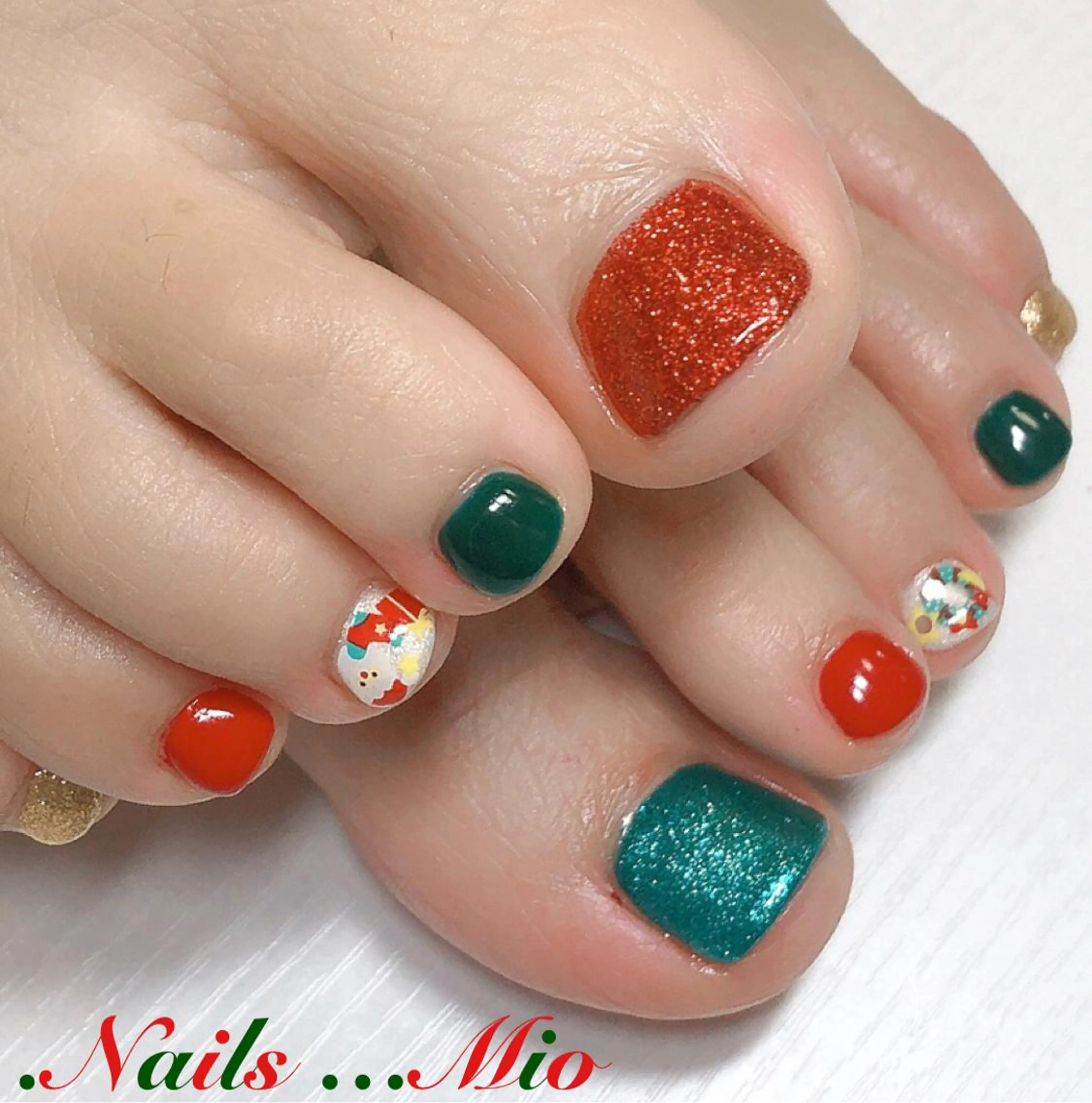 ネイル フットネイル .Nails Mio 赤羽西ネイルサロンのネイルデザイン