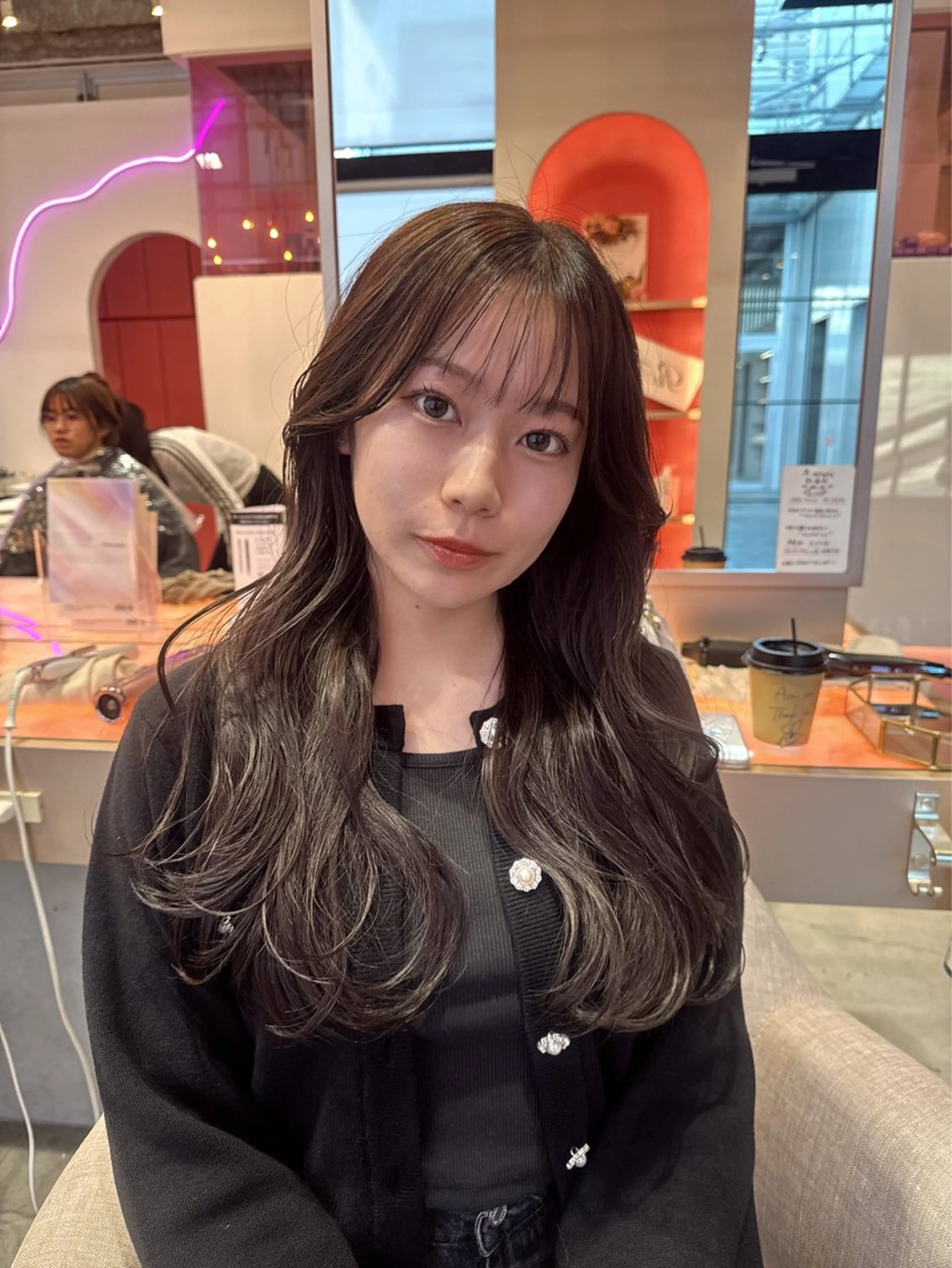 ロング カット ヘアカラー 艶カラー✨レイヤー 𝐚𝐲𝐚𝐤𝐚のヘアスタイル