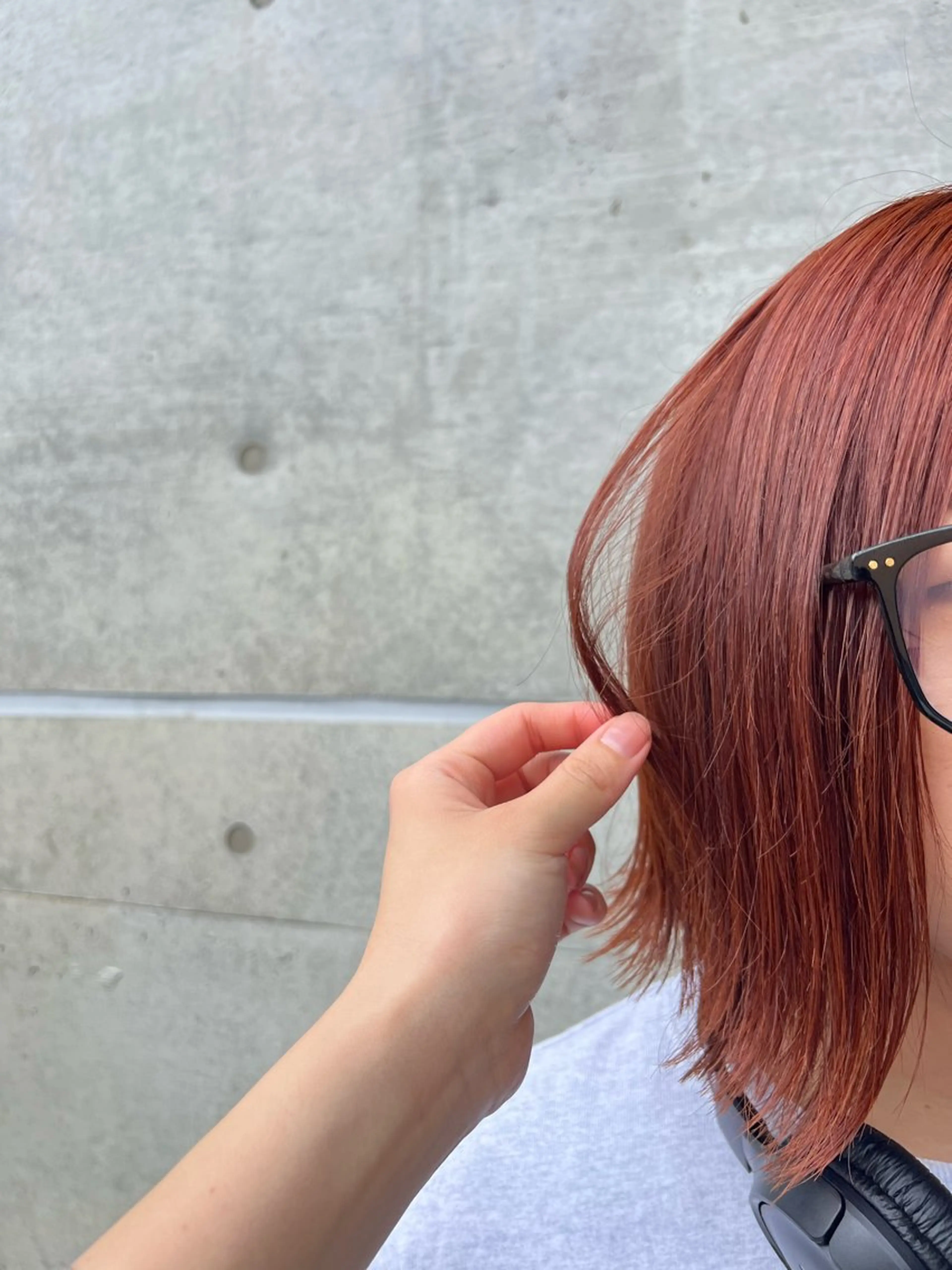 カラー カット ヘアカラー トリートメント 佃 優音のヘアスタイル