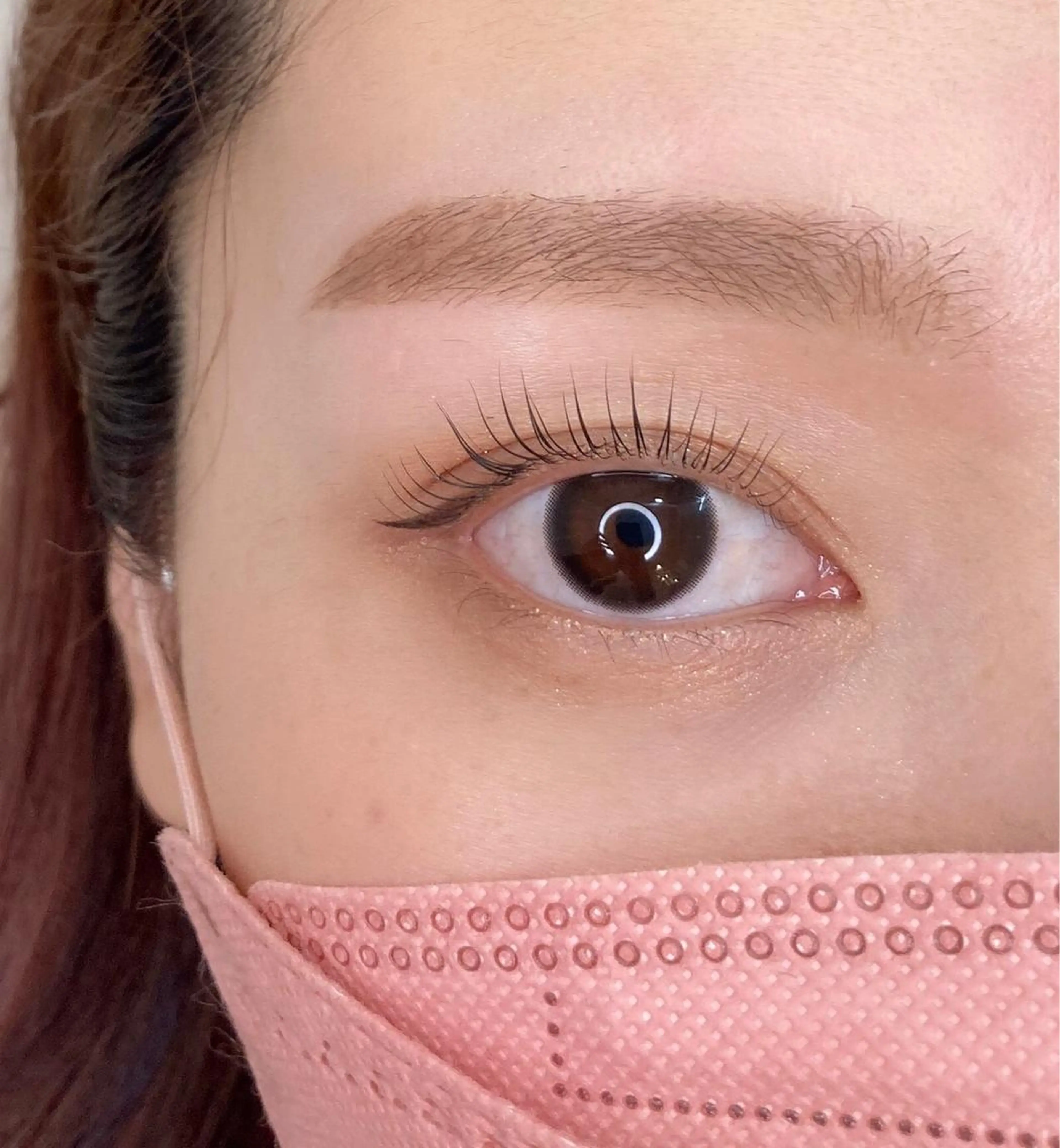 マツエク・マツパ 一重×まつ毛パーマ n9　brow所属・n9　brow sumi.の眉毛・アイブロウイメージ