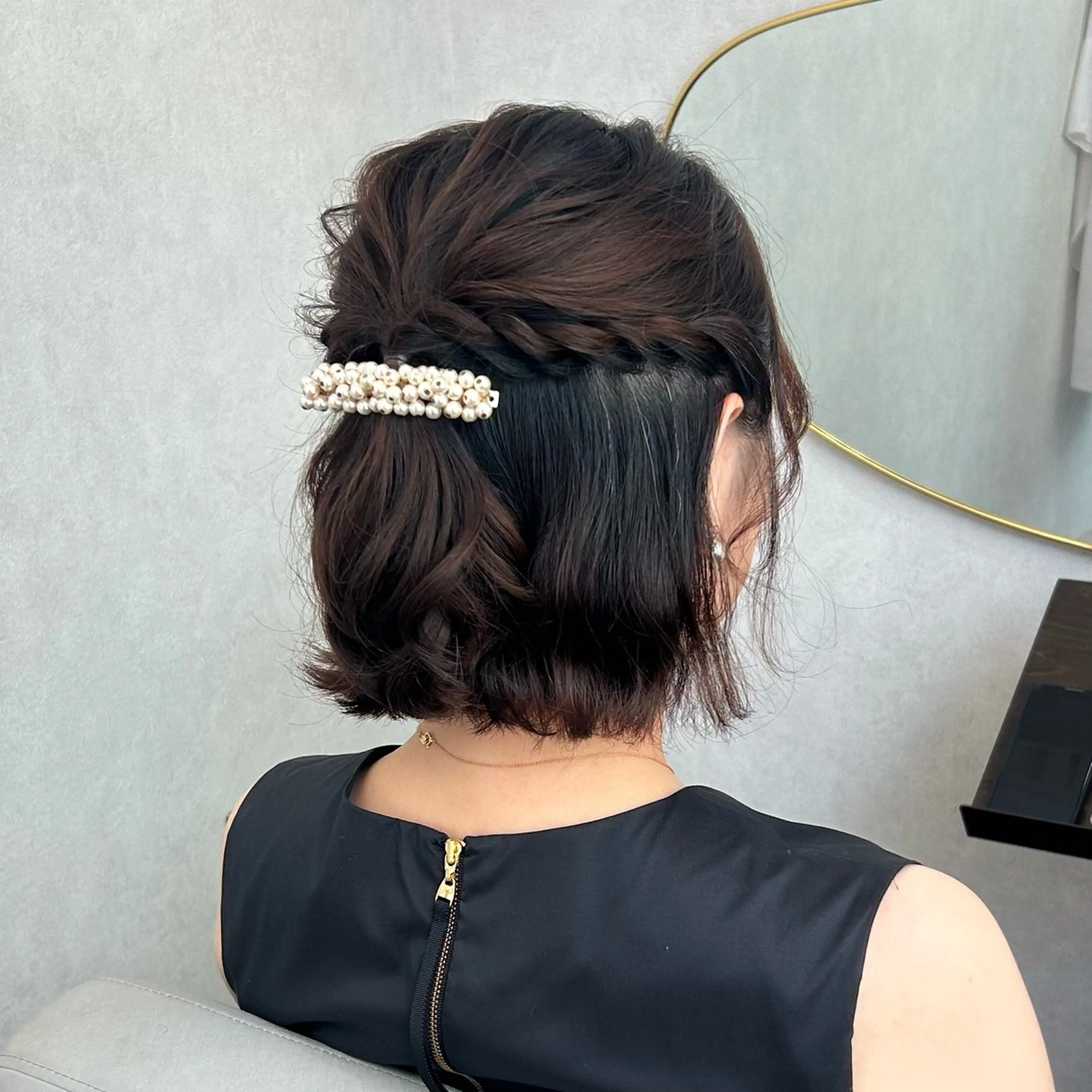 ショート ヘアアレンジ sita stylist　あみのヘアスタイル