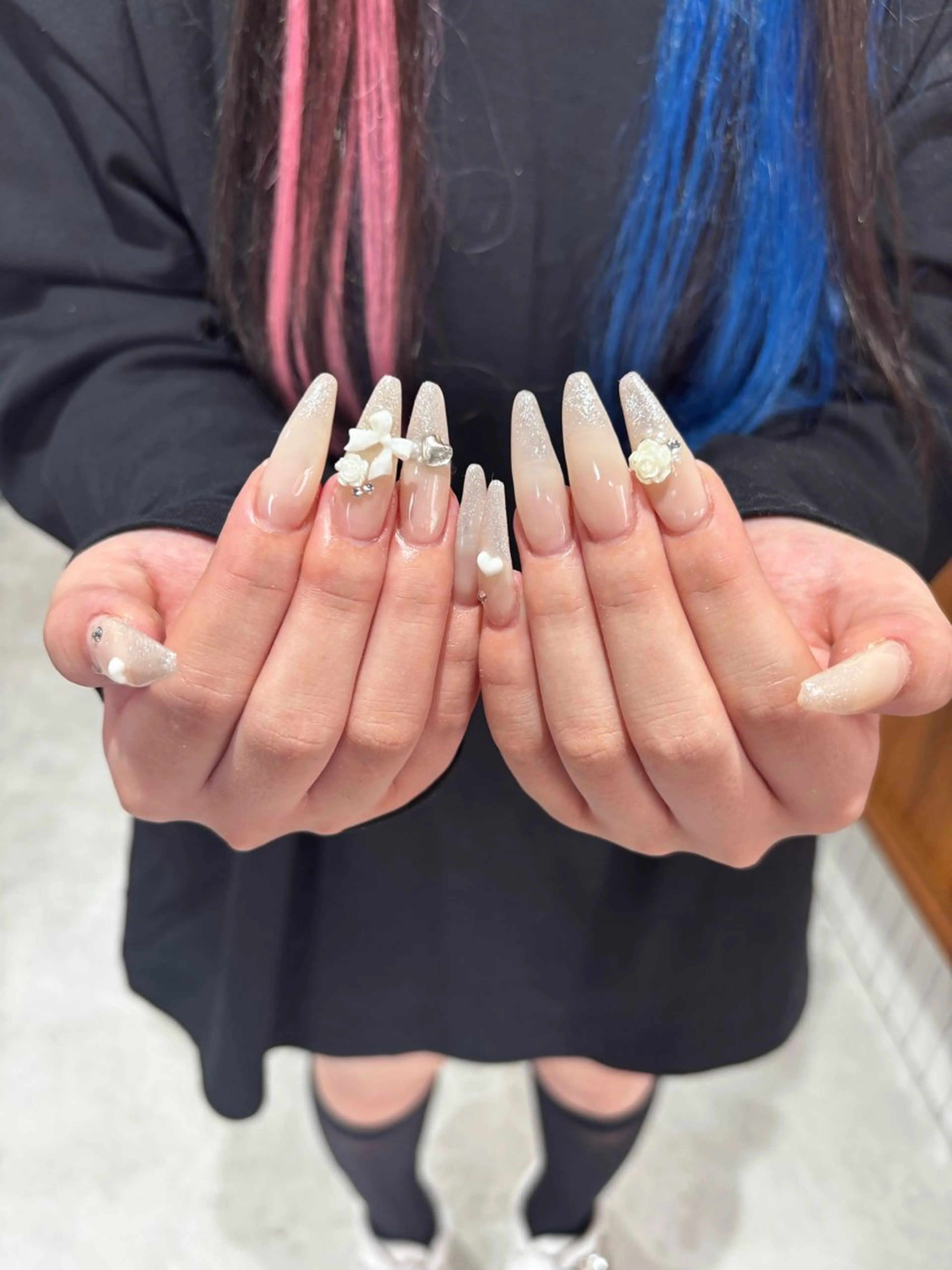 ネイル ハンドネイル ハンドケア cocoro💗 ﾏﾂｴｸ/ﾈｲﾙのマツエク・マツパデザイン