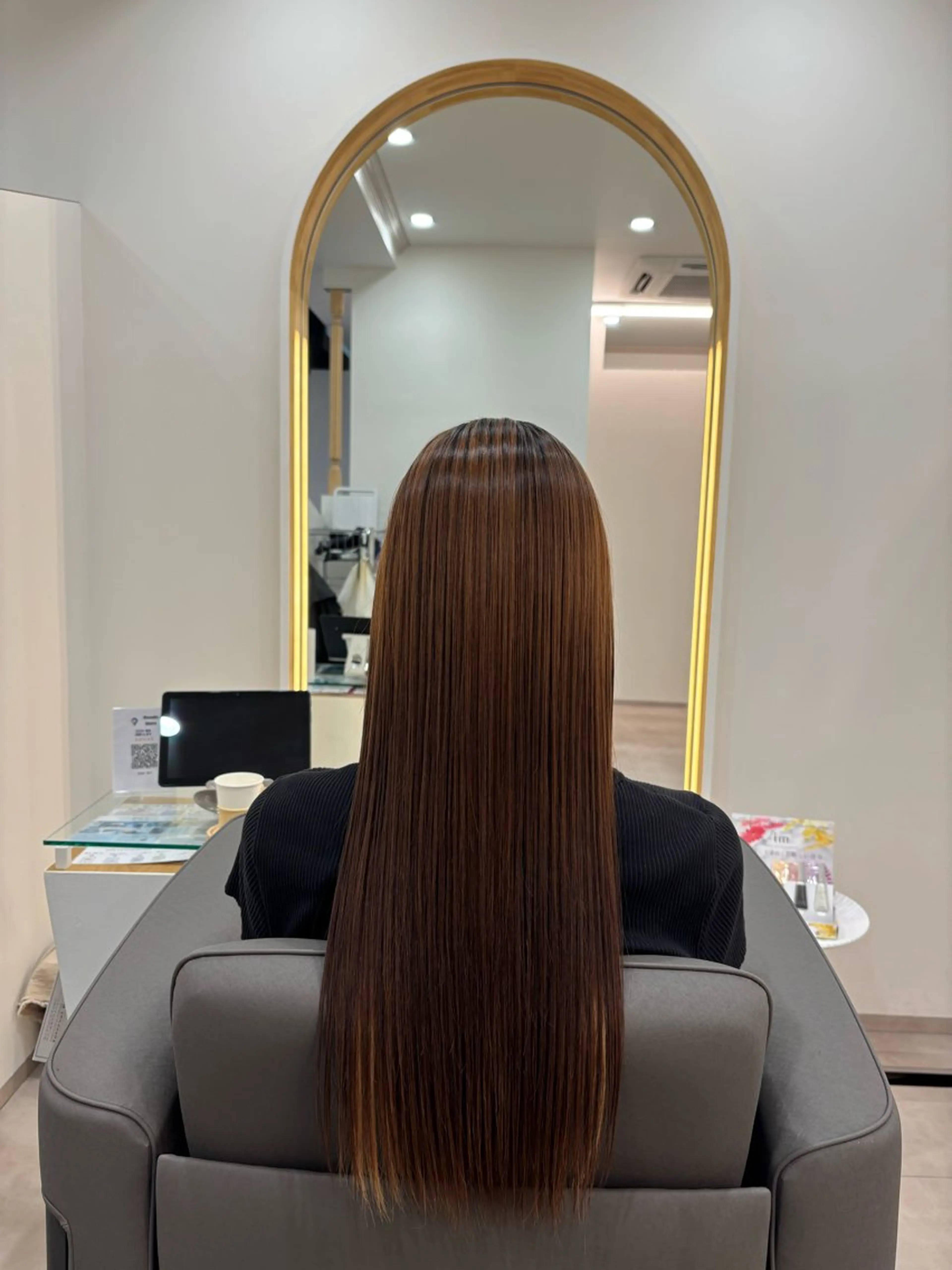 ロング 大西 博のヘアスタイル