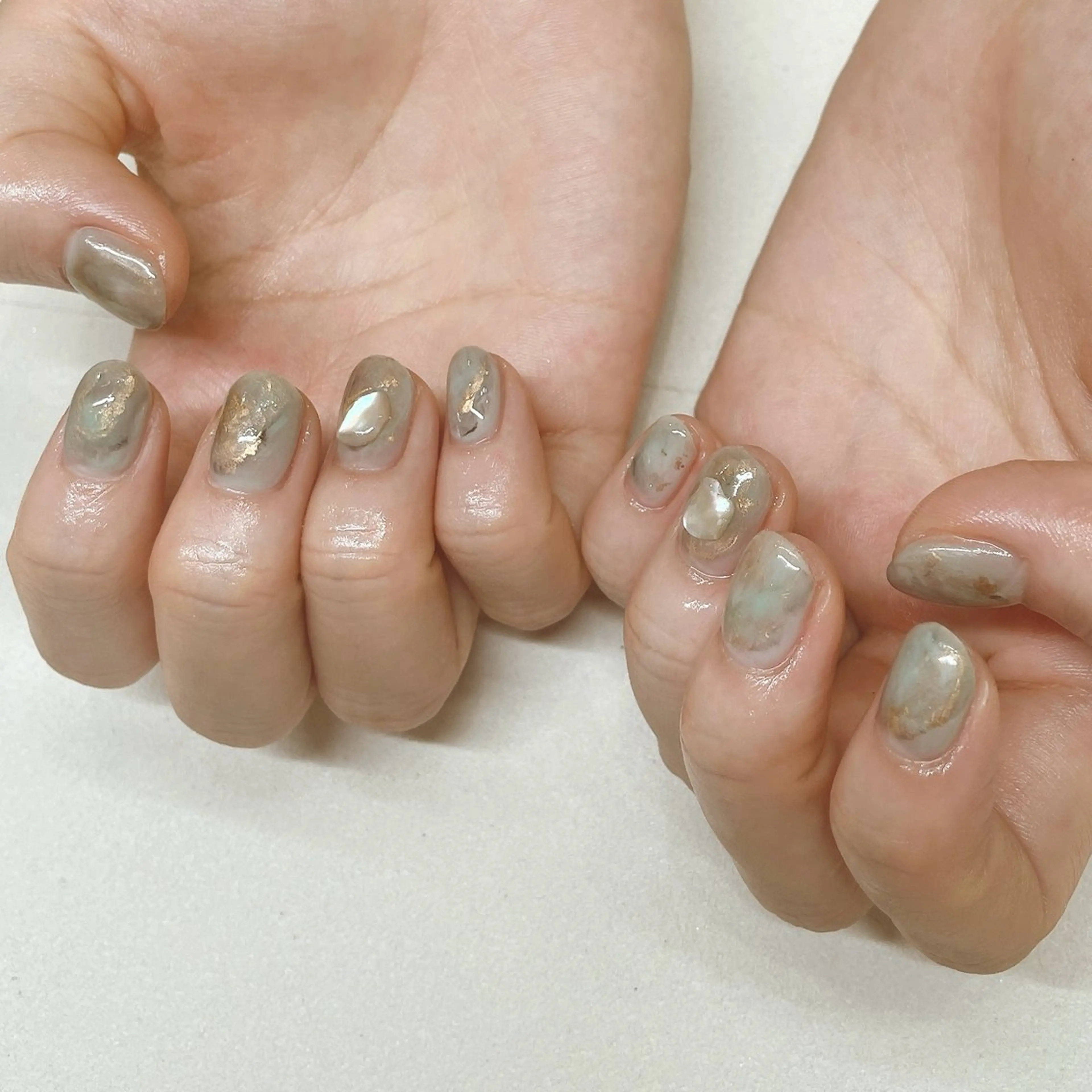 ネイル ハンドネイル A85G ayakoのネイルデザイン