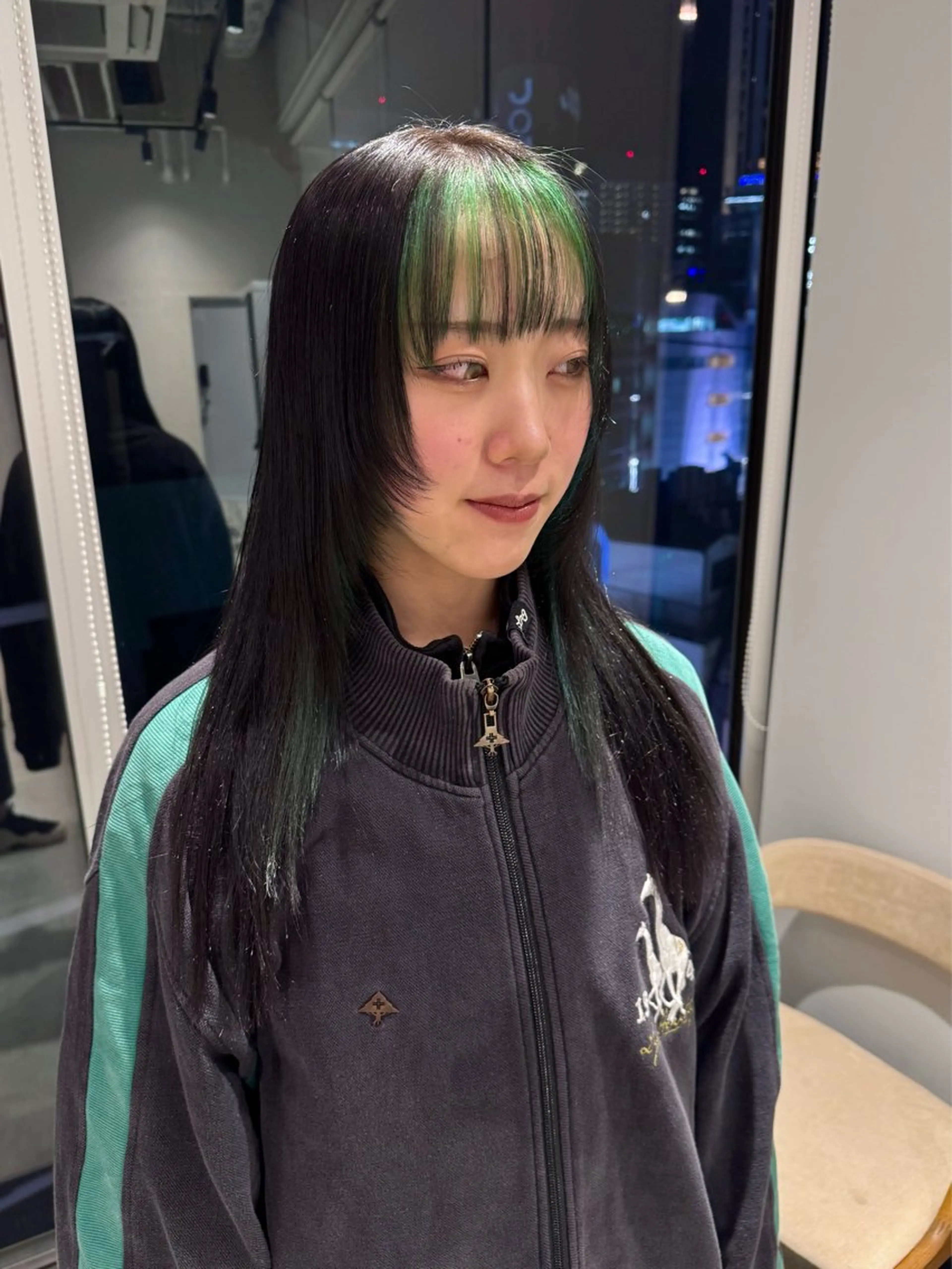 カラー ミストバング  フェイスフレーミング カット ヘアカラー トリートメント 透明感カラー✨艶髪 制作🌱山根あゆみのヘアスタイル