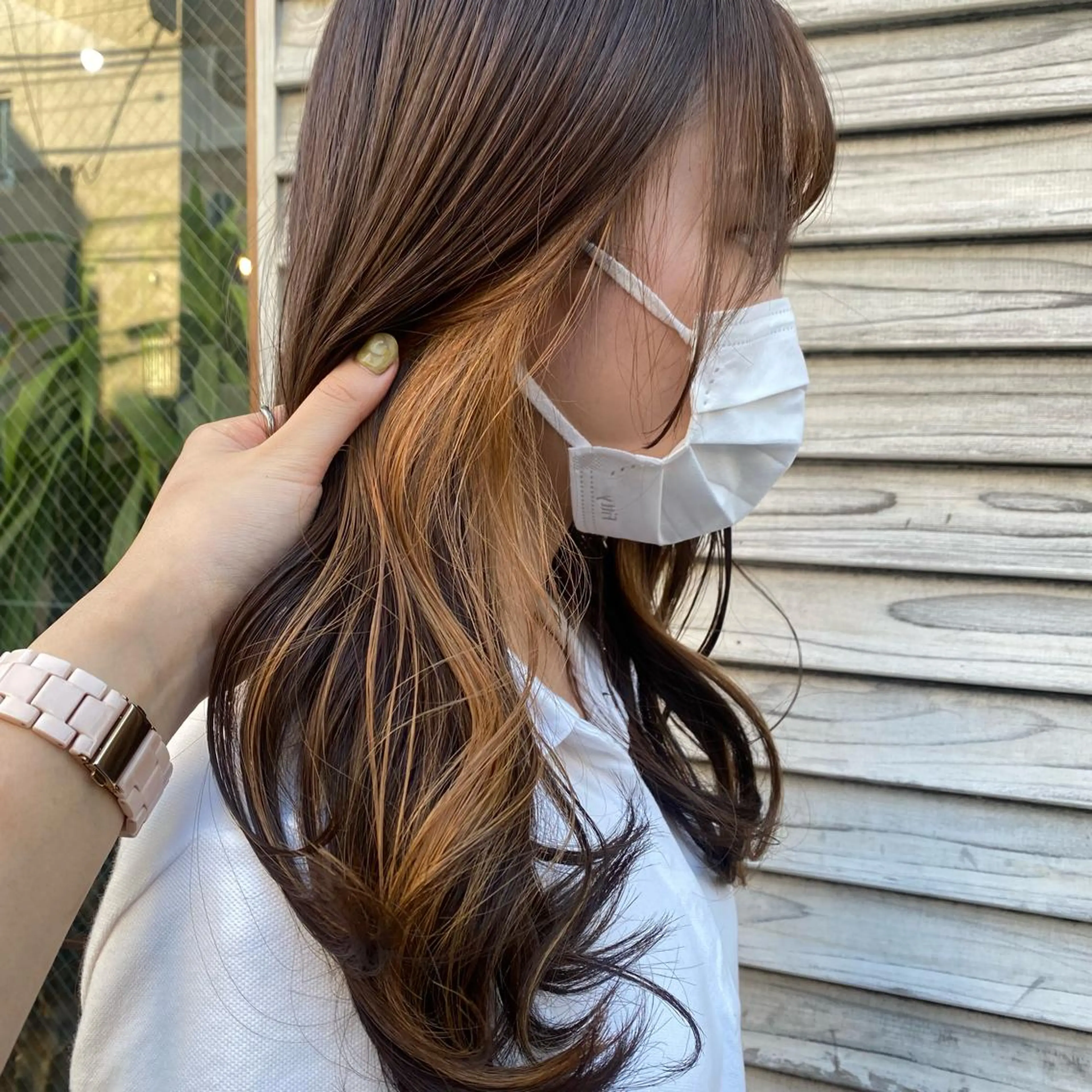 ミディアム カラー 🪭risa 暖色/レイヤー🪭のヘアスタイル