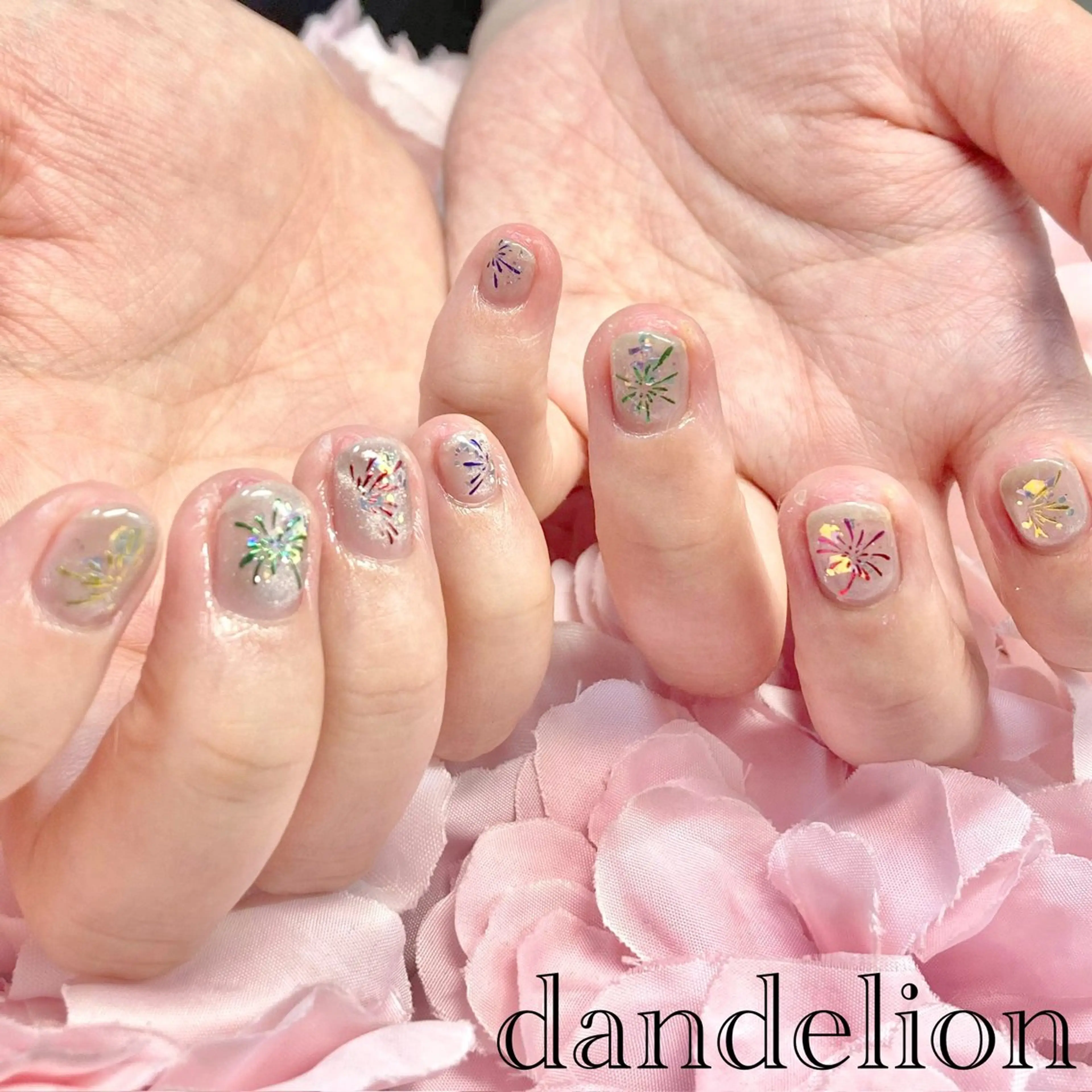 ネイル ハンドネイル ハンドケア dandelion ダンデライオンのネイルデザイン