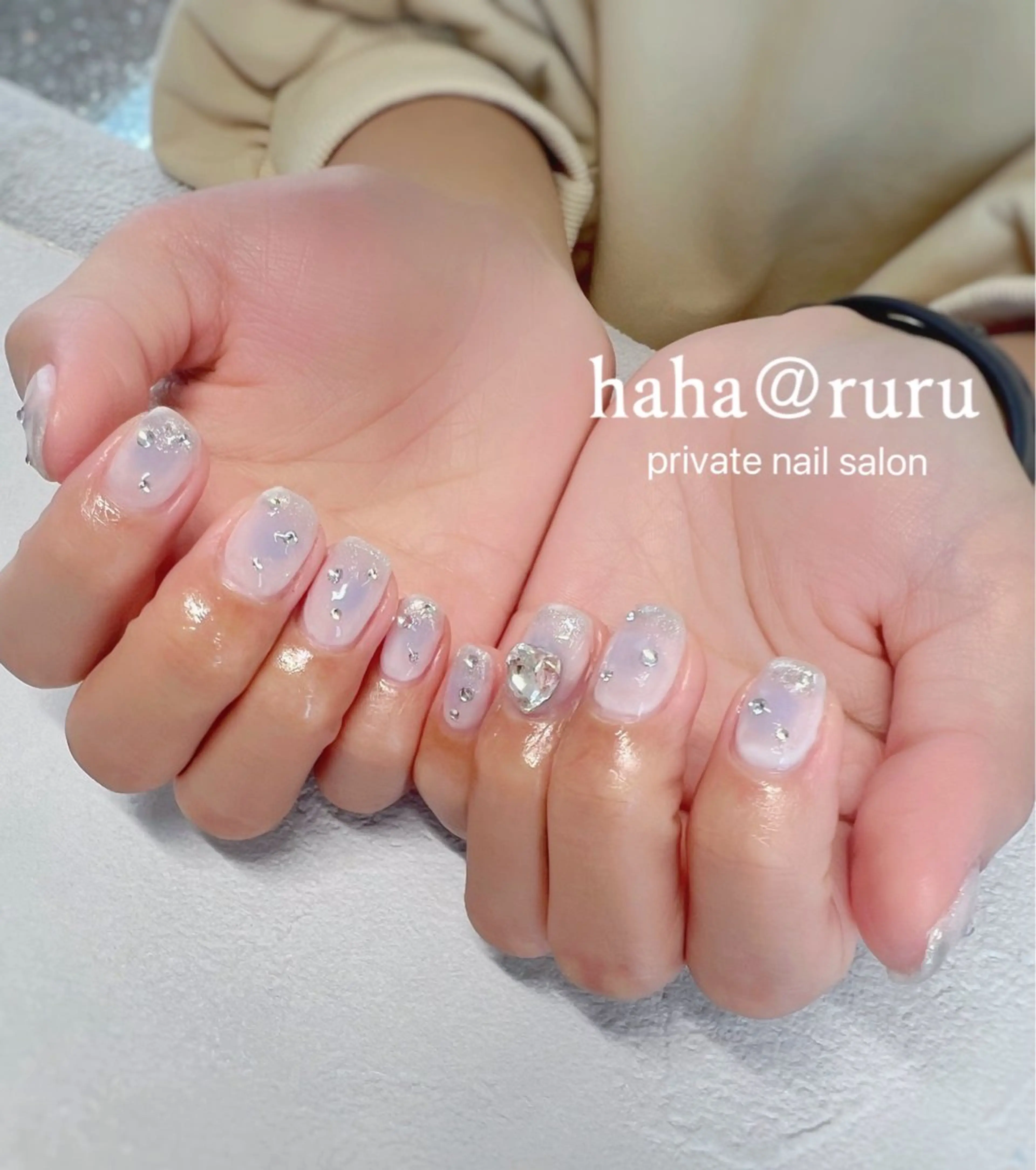 ネイル 持ち込み haha@ ruruのネイルデザイン
