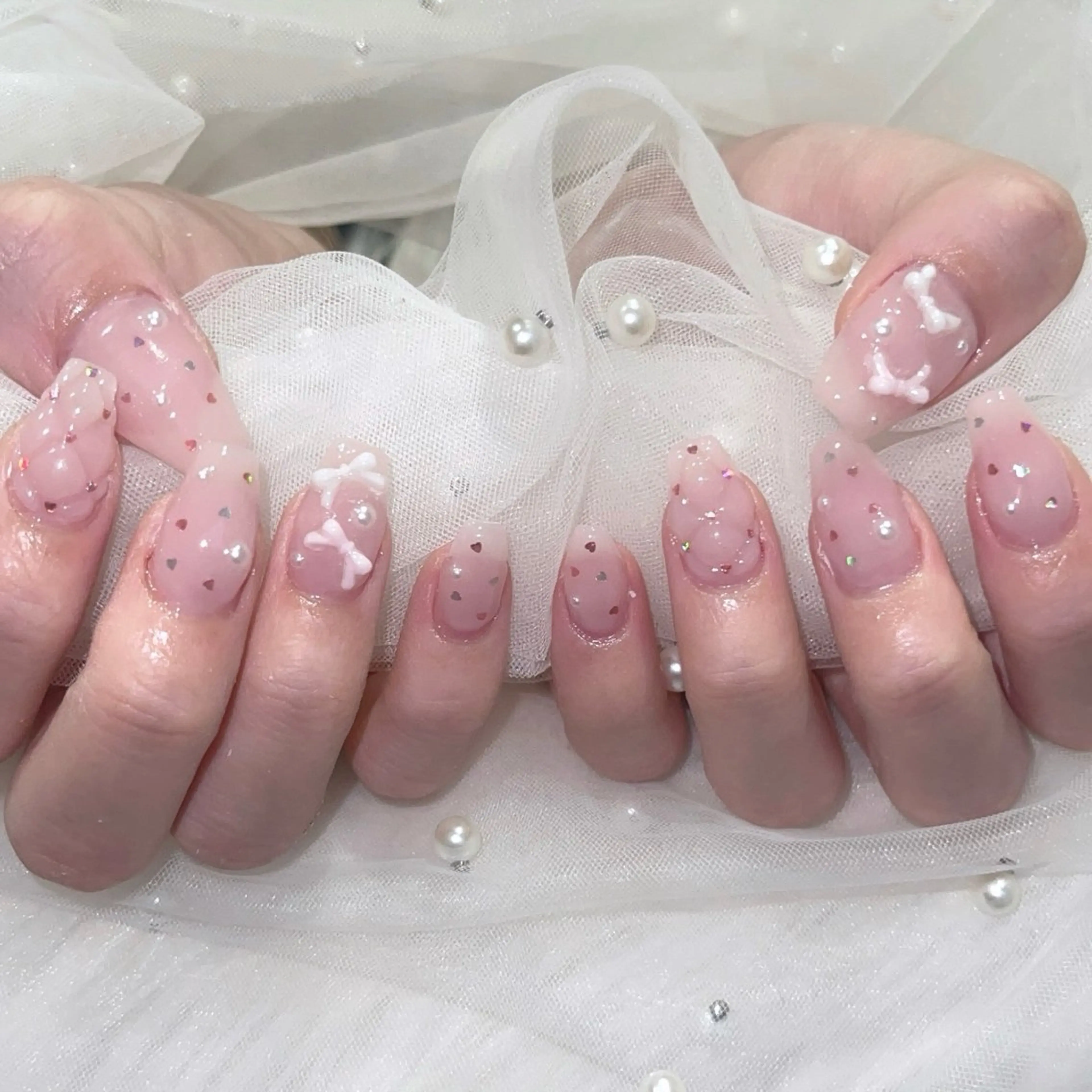 ネイル ハンドネイル 🧁fein. nana🩵のネイルデザイン