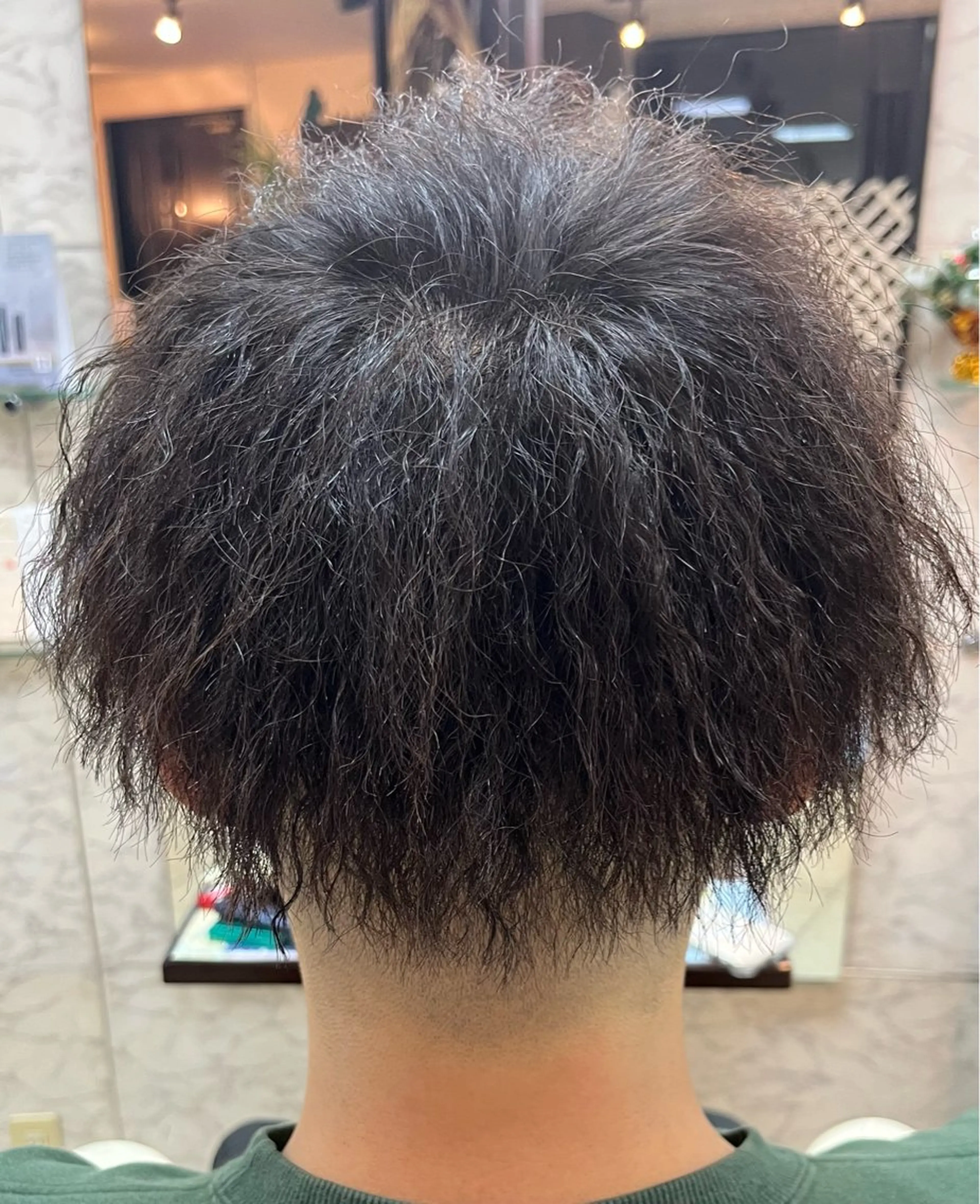 ミディアム パーマ メンズ パーマ 熊谷 拓海のヘアスタイル