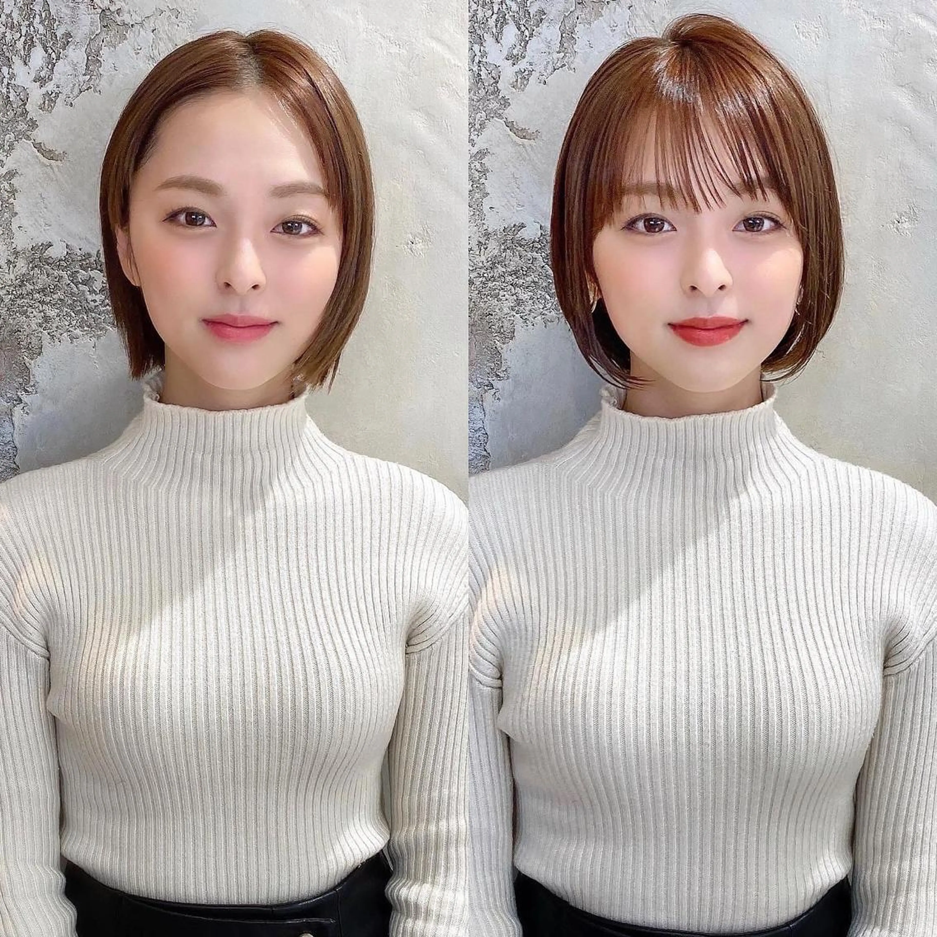 ショート ショートボブ 丸みショート ボブ ショートヘア 新宿　ショート・ボブ カットモデル募集のヘアスタイル